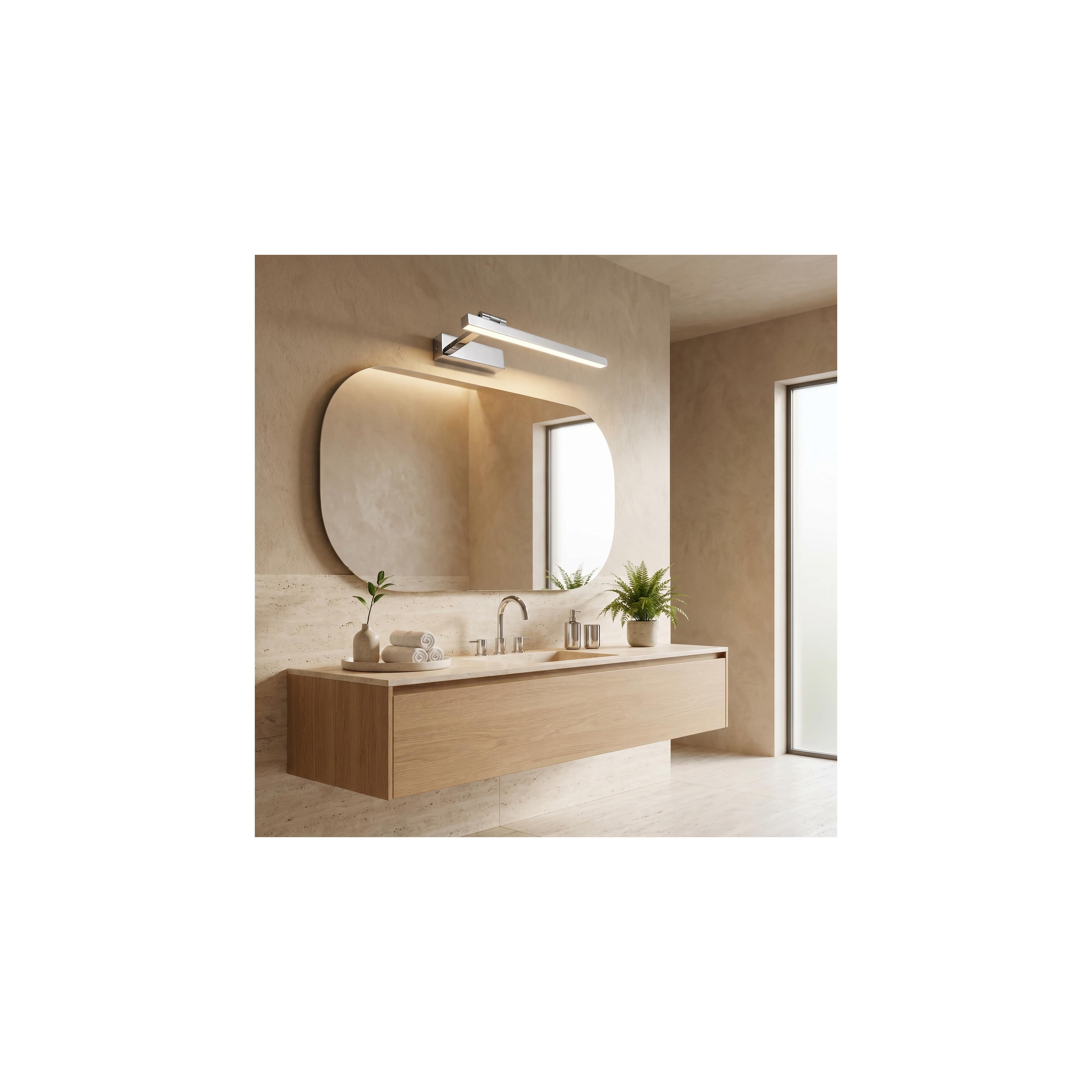 Vannitoa seina LED-valgusti SWE028-1W 40cm CHROME