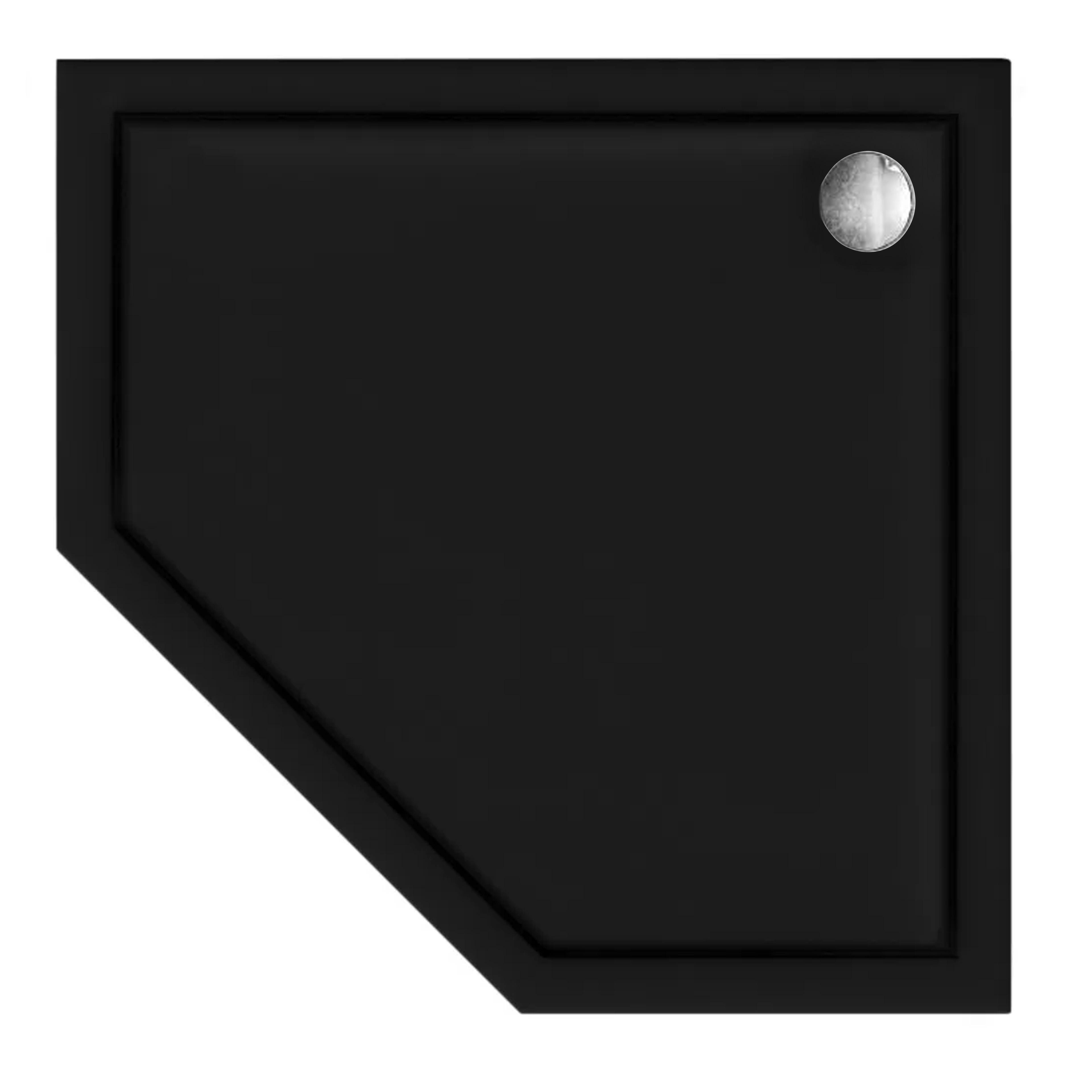 Brodzik prysznicowy Diamond Czarny 90x90