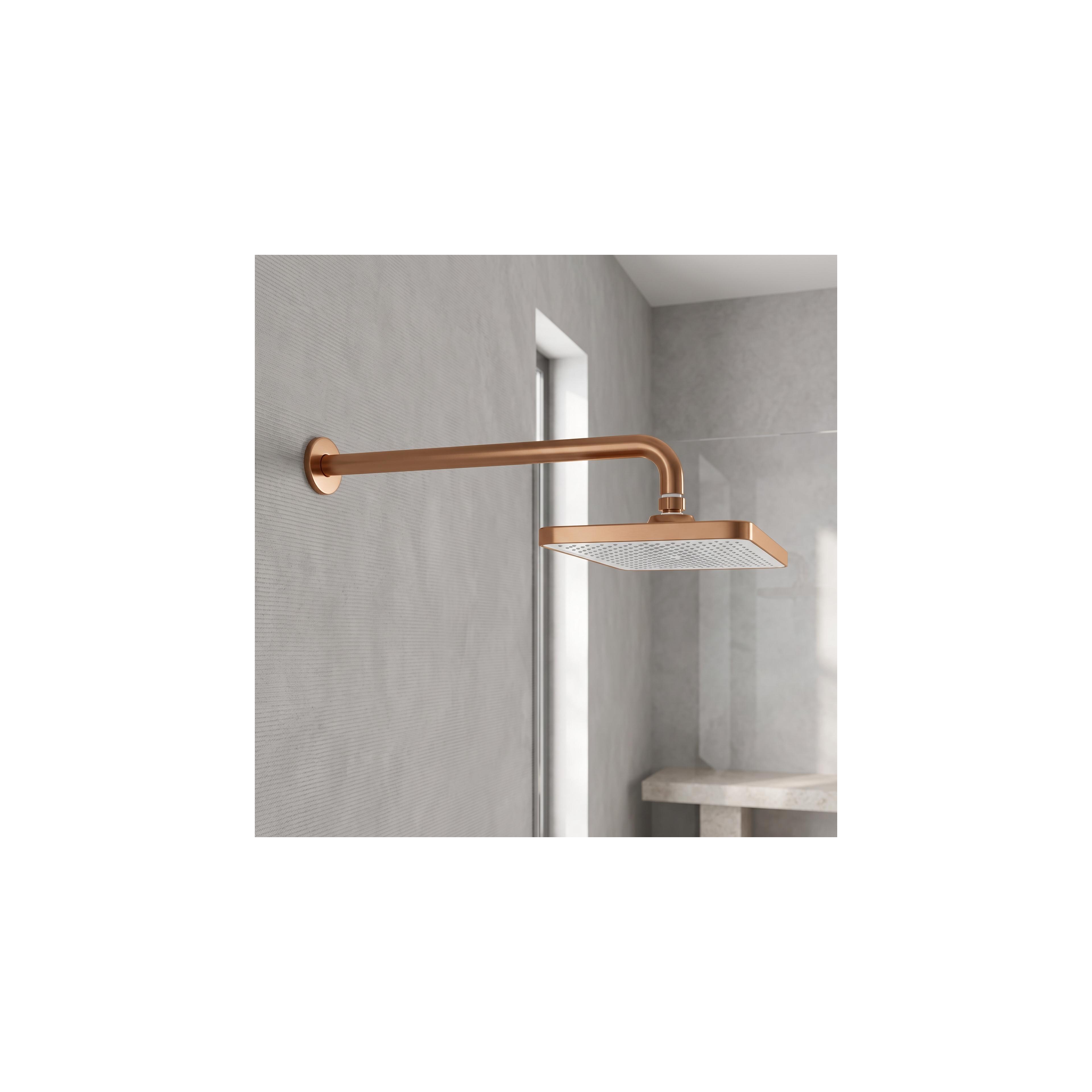 Stačiakampė lietaus dušo galva REA JS-032 Brushed Copper