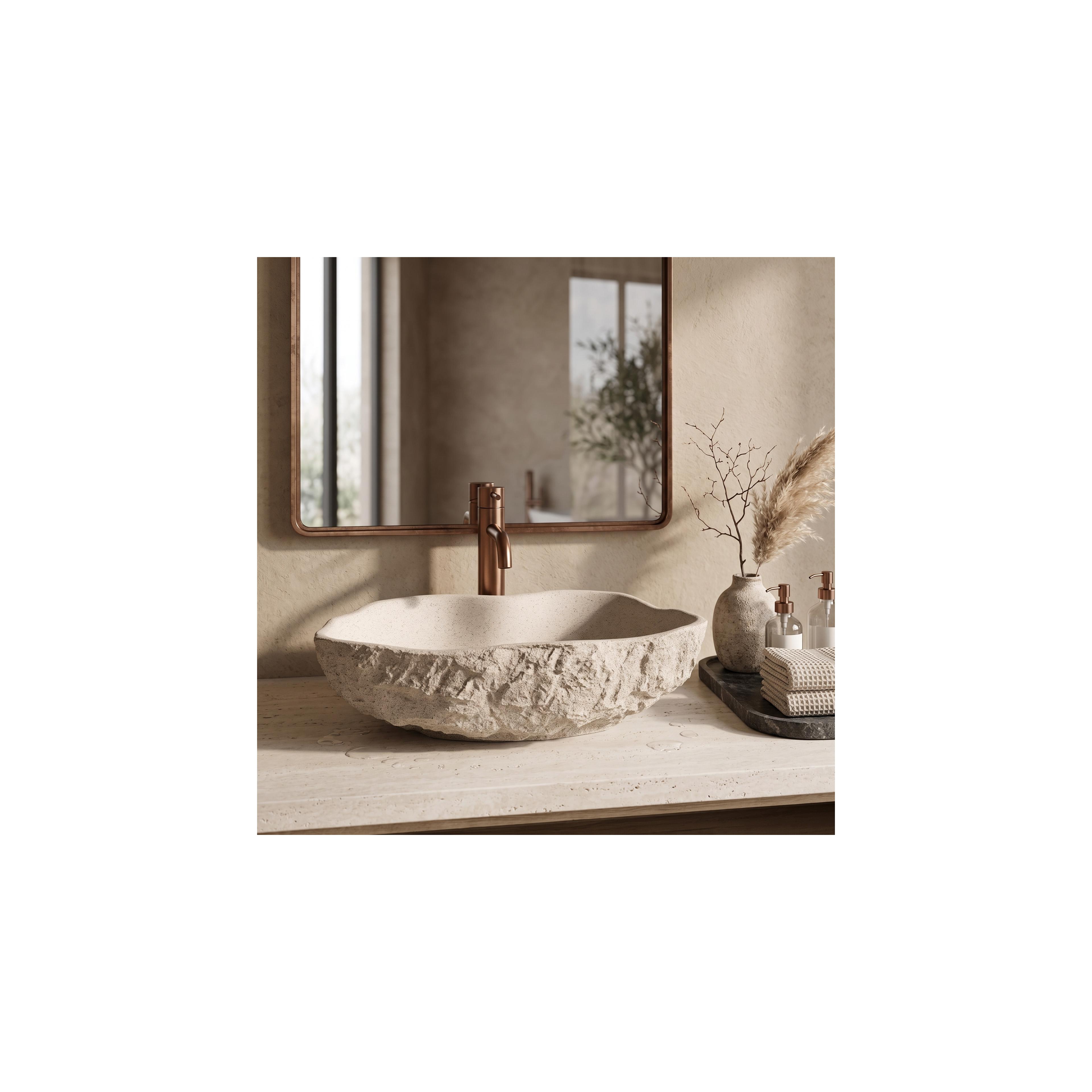 Opzetwastafel Rea Isla Warm Beige