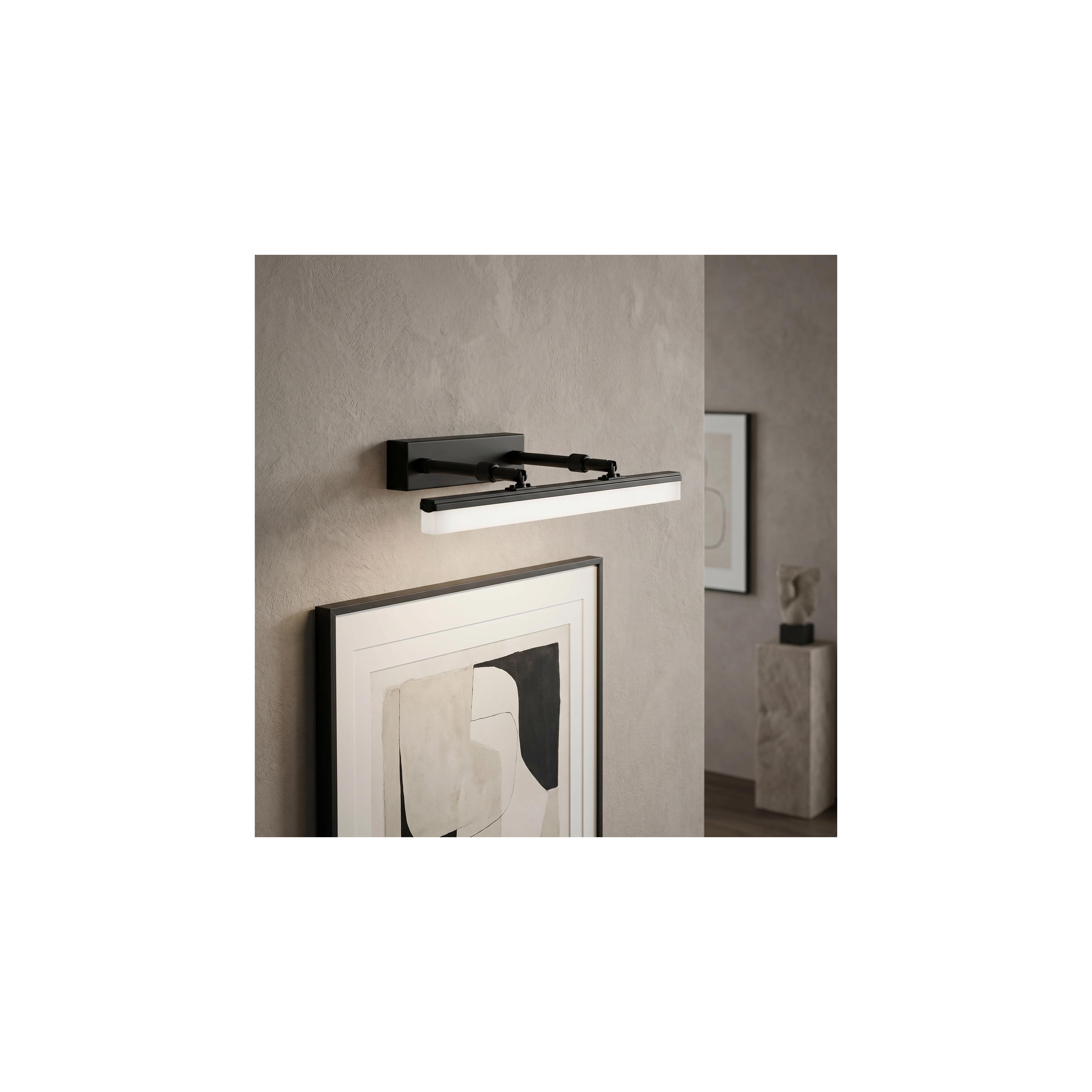 Badkamer LED-wandlamp APP1878-1W 40cm BLACK