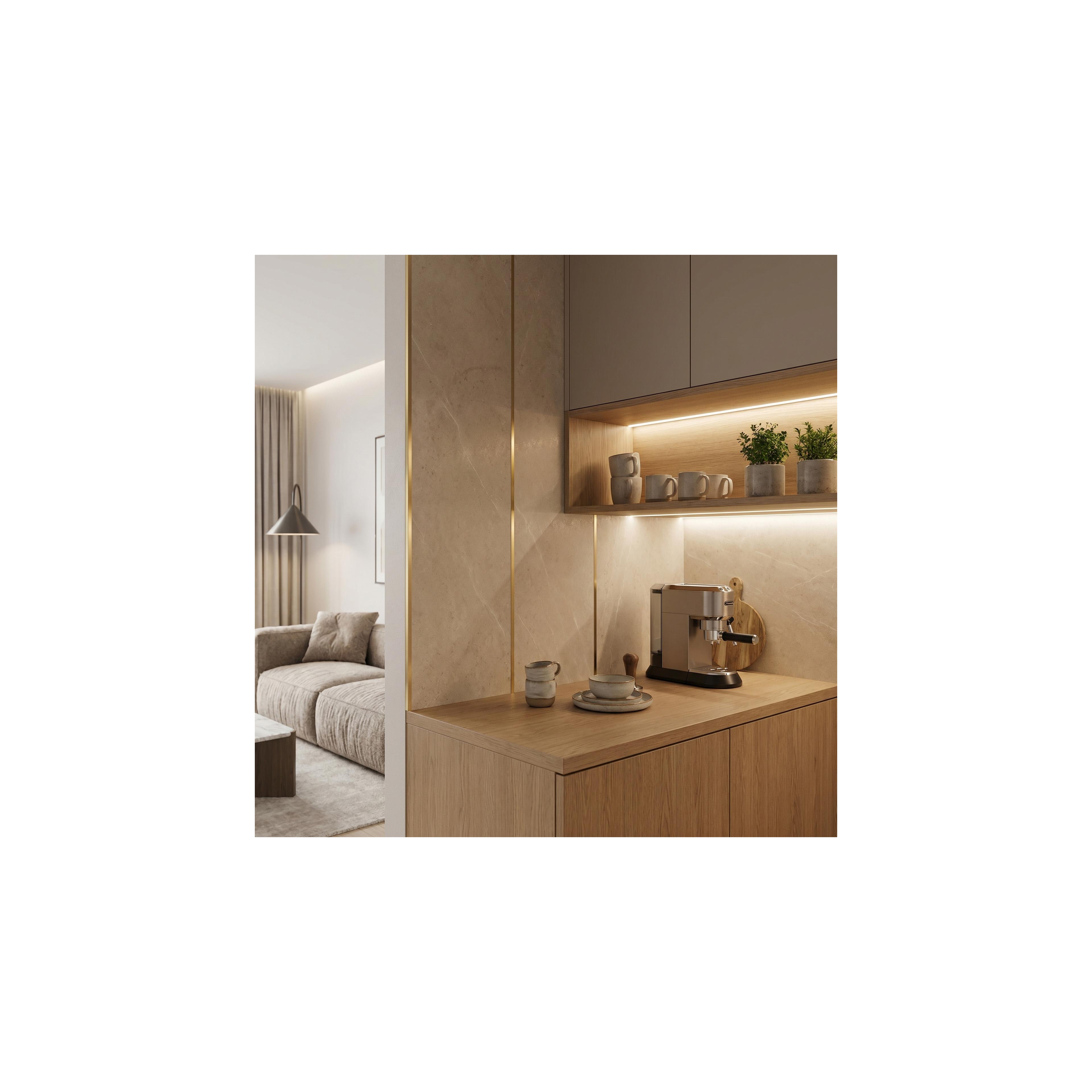 Self-adhesive decorative trim Rea P14454 2cm Brush Gold