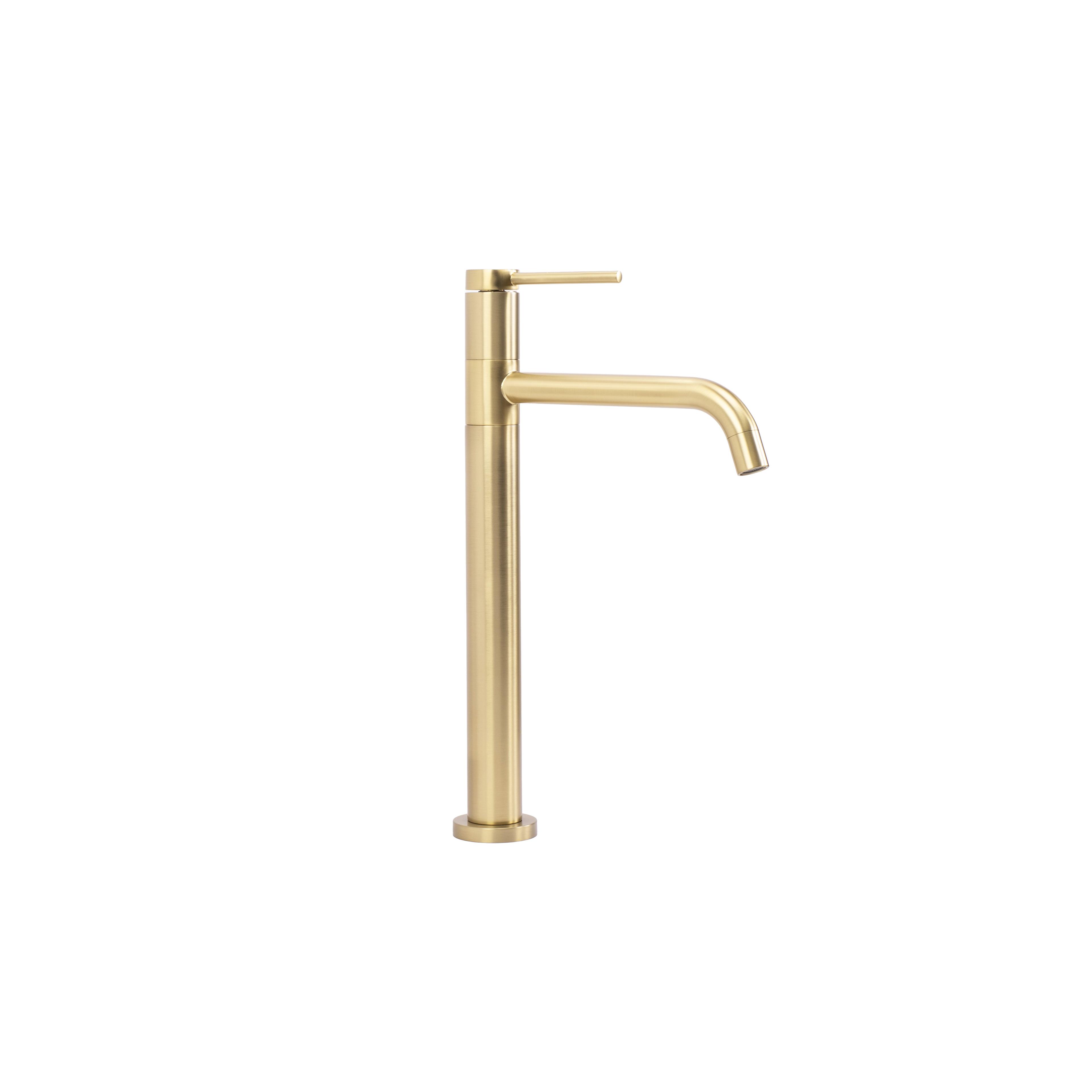 Grifo de baño Rea Lugano Slim Brush Gold High