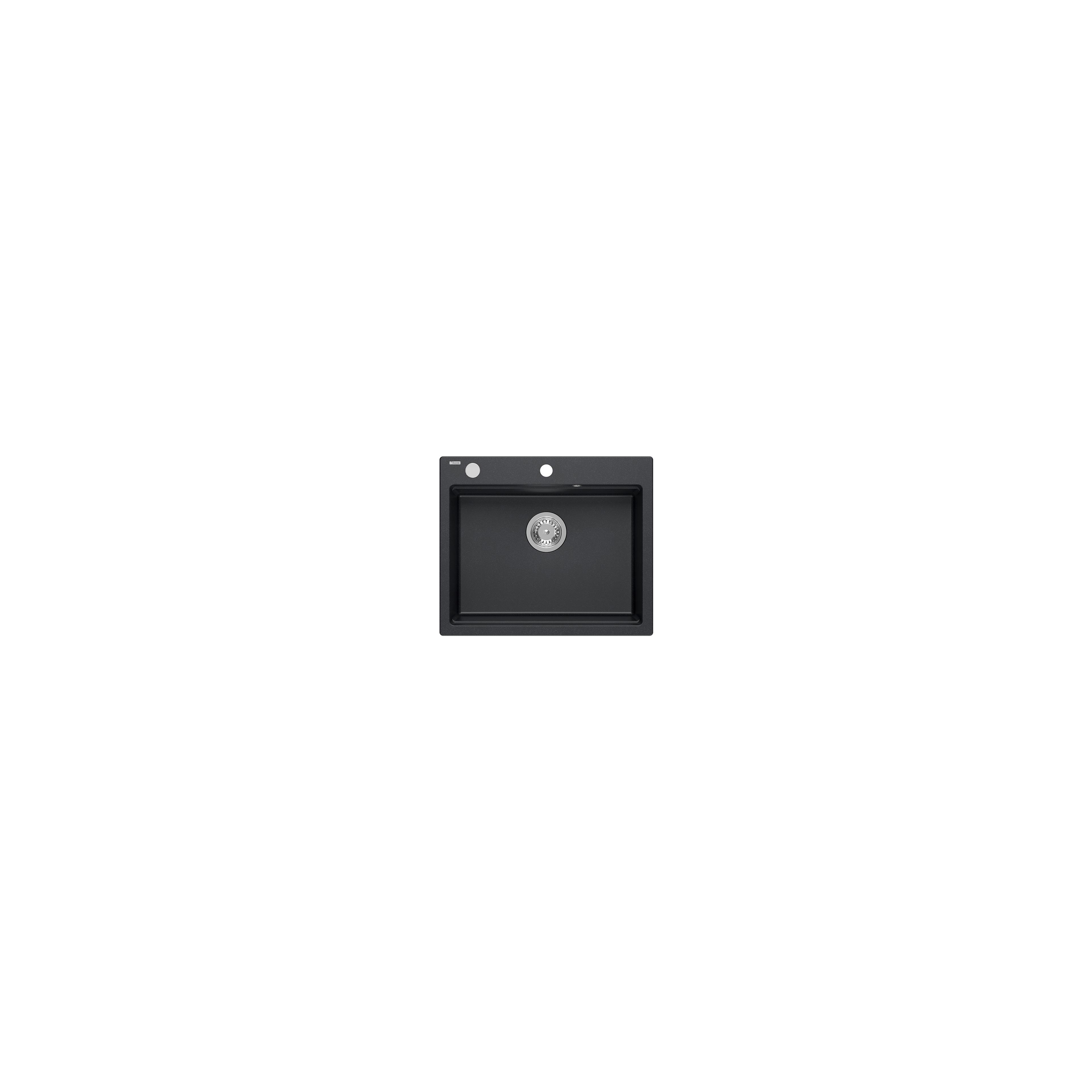 évier en granit KURT 110 WORKSTATION Black Dotted