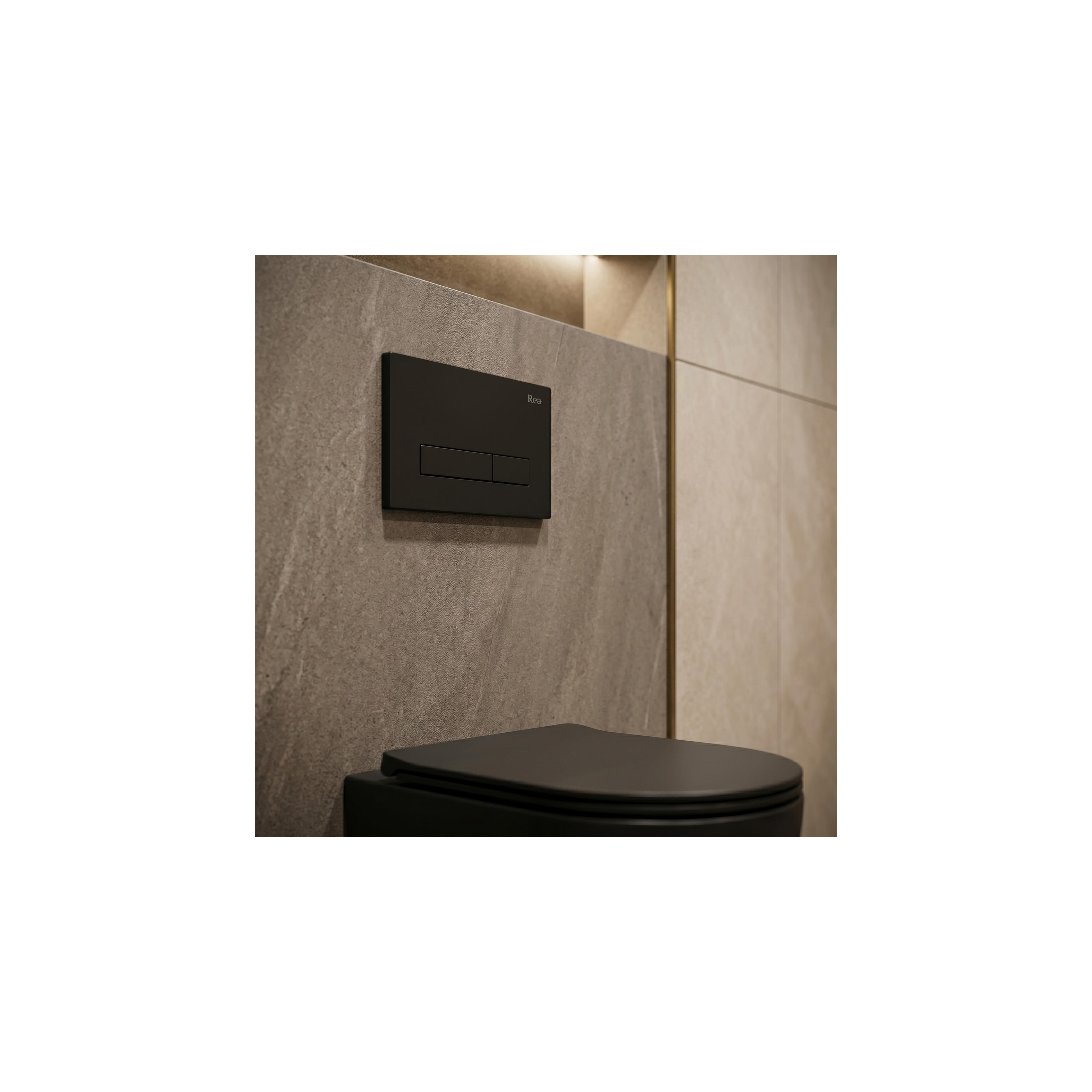 Ugradbeni (podžbukni) okvir za WC školjku K011A-Q REA HD Black