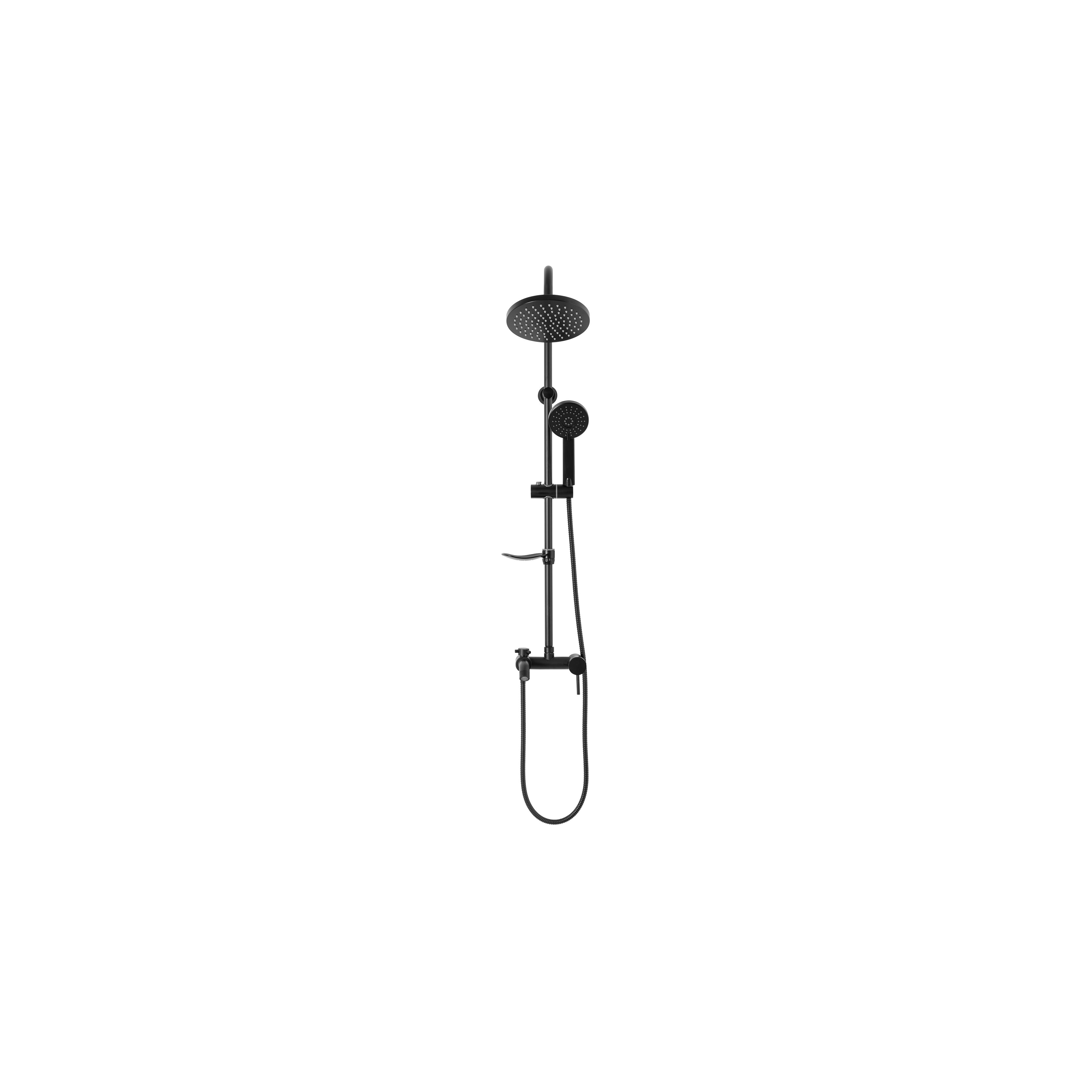 Coloana de dus negru LUIS Black