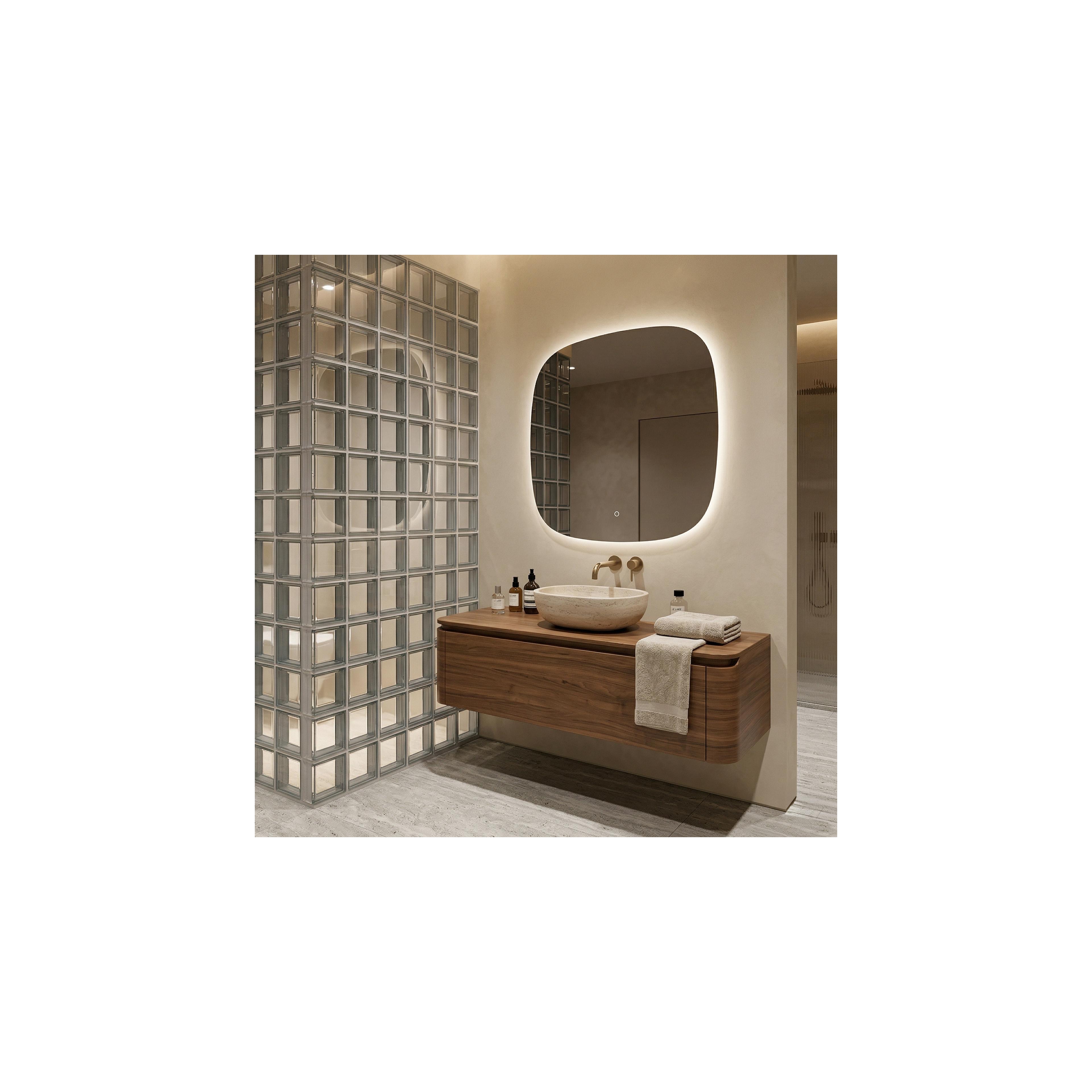 Mirror LED 70x70cm TOP