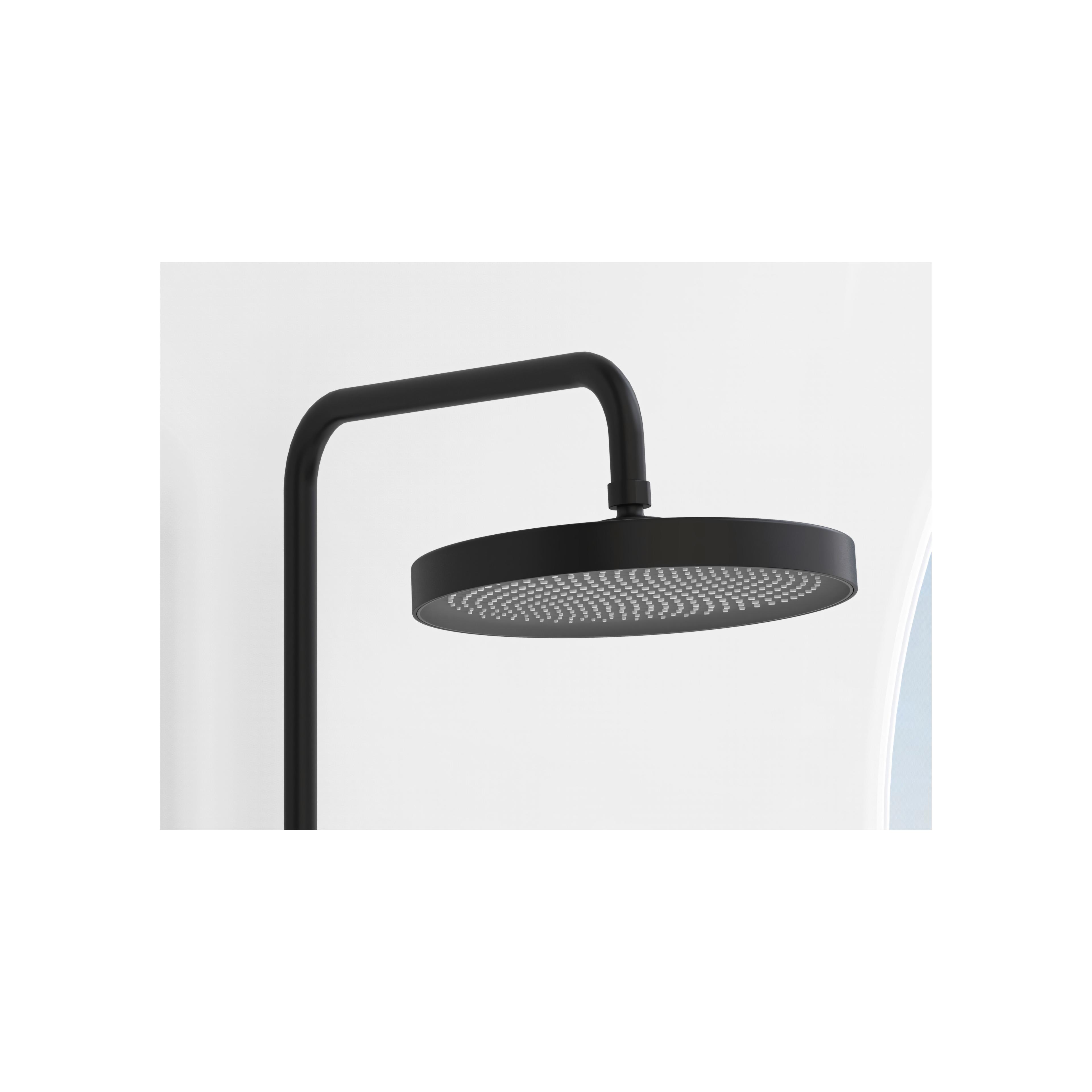 Ρυθμιζόμενη Στήλη Ντουζ  REA Farel Black 87- 128 εκ.