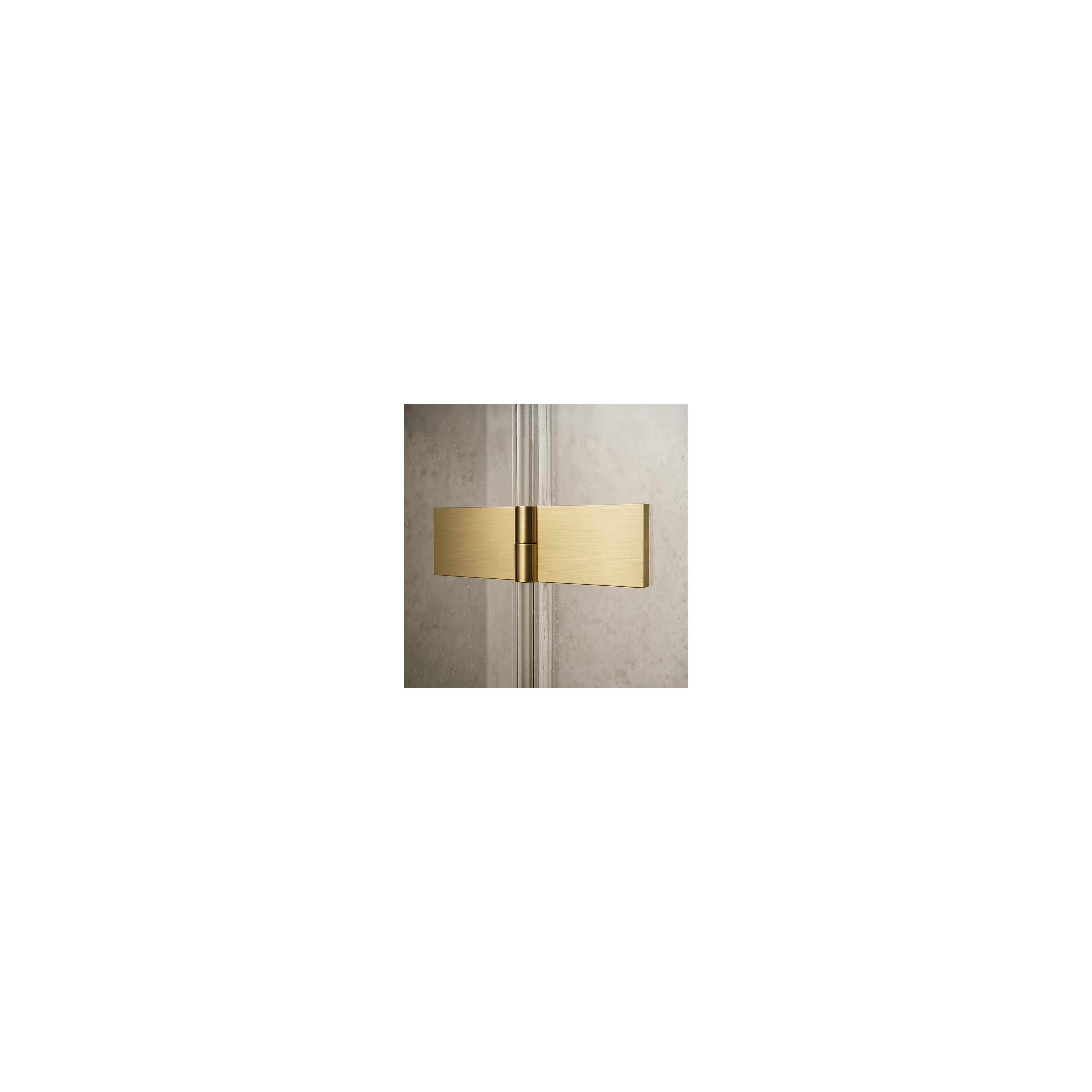 Dušas durvis Rea Atlas 80 Brush Gold