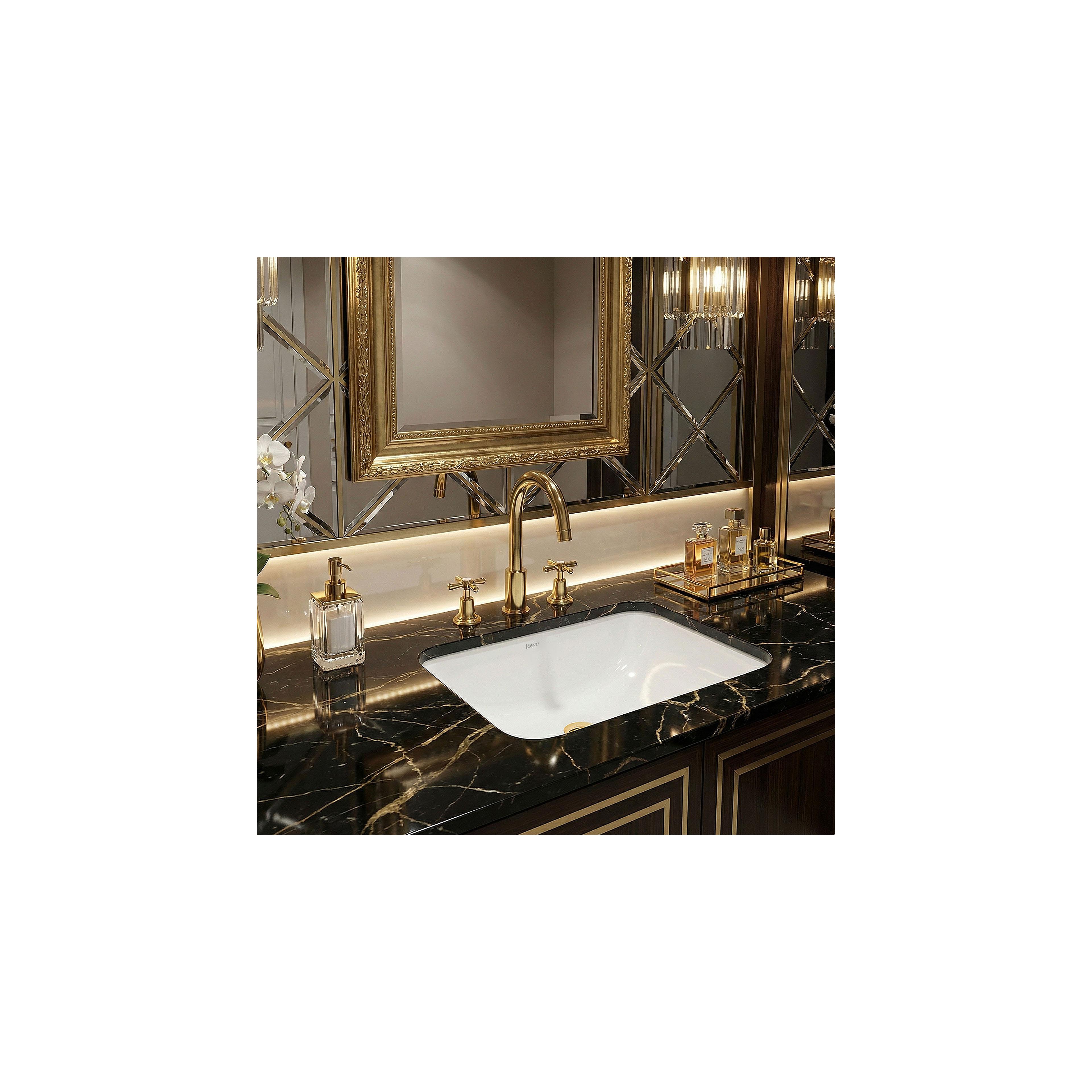 lavabo bajo encimera Rea Anabel 46