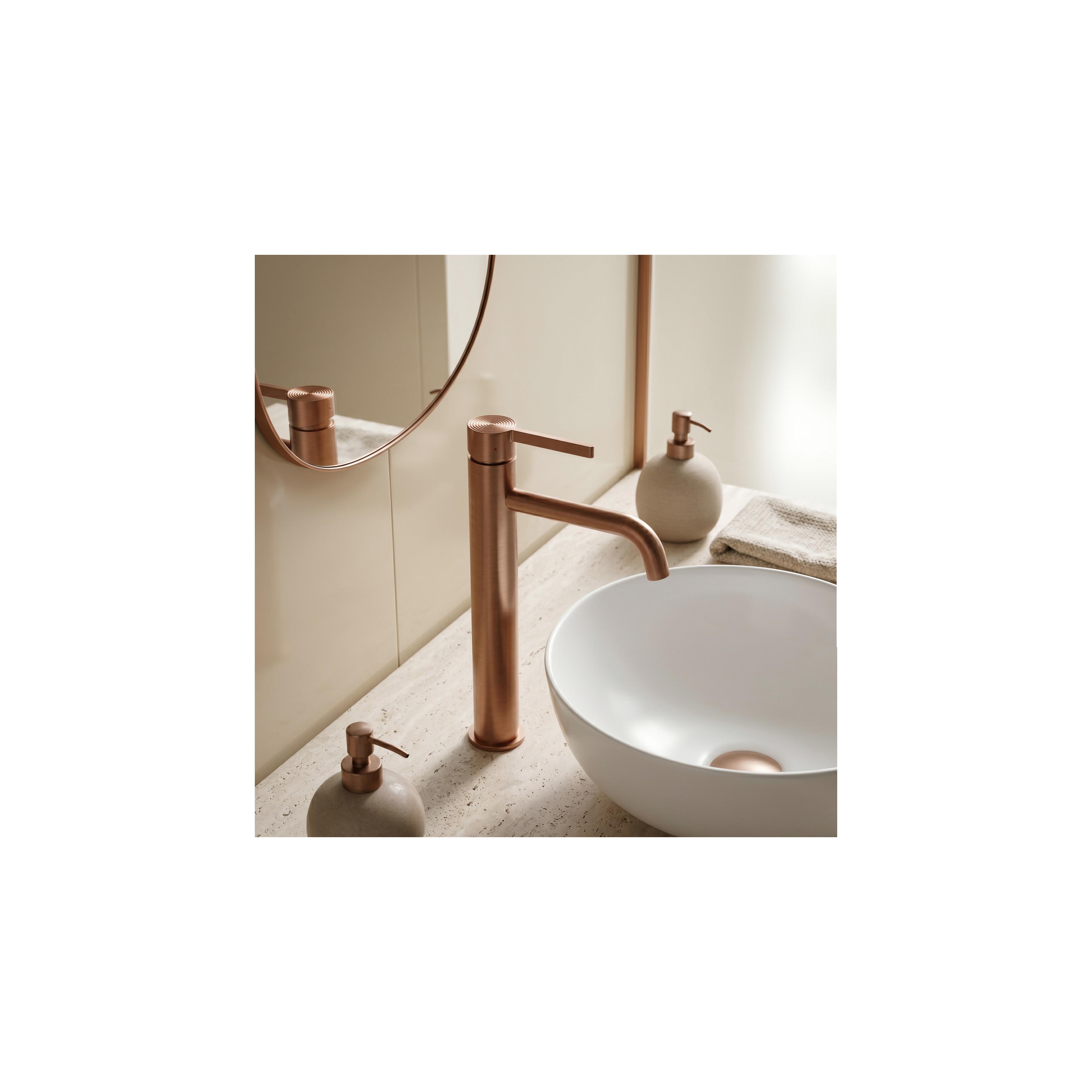 Robinet de salle de bain Rea Foster Brush Copper