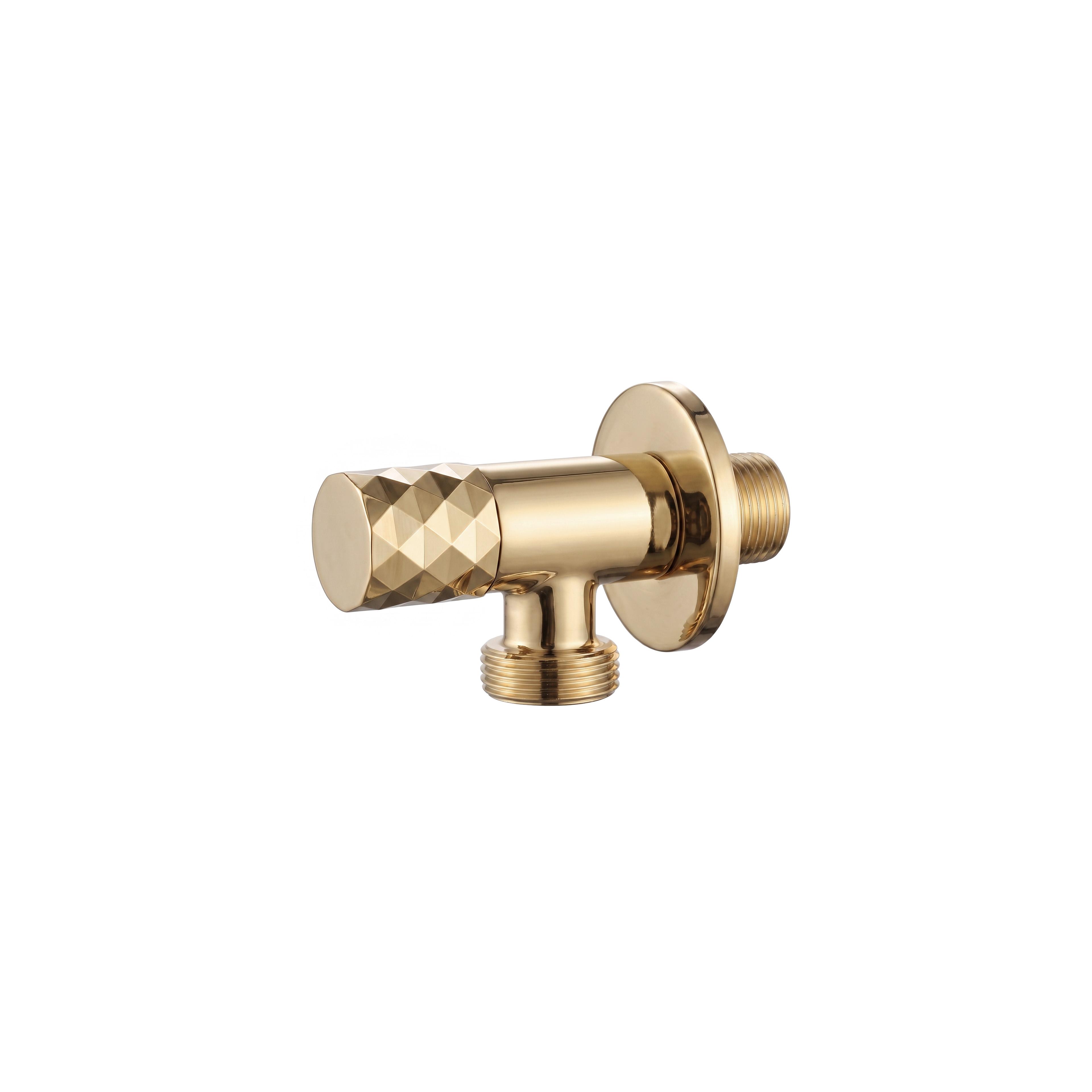 Zawór kątowy Diamond 03 1/2" x 3/4" Złoty