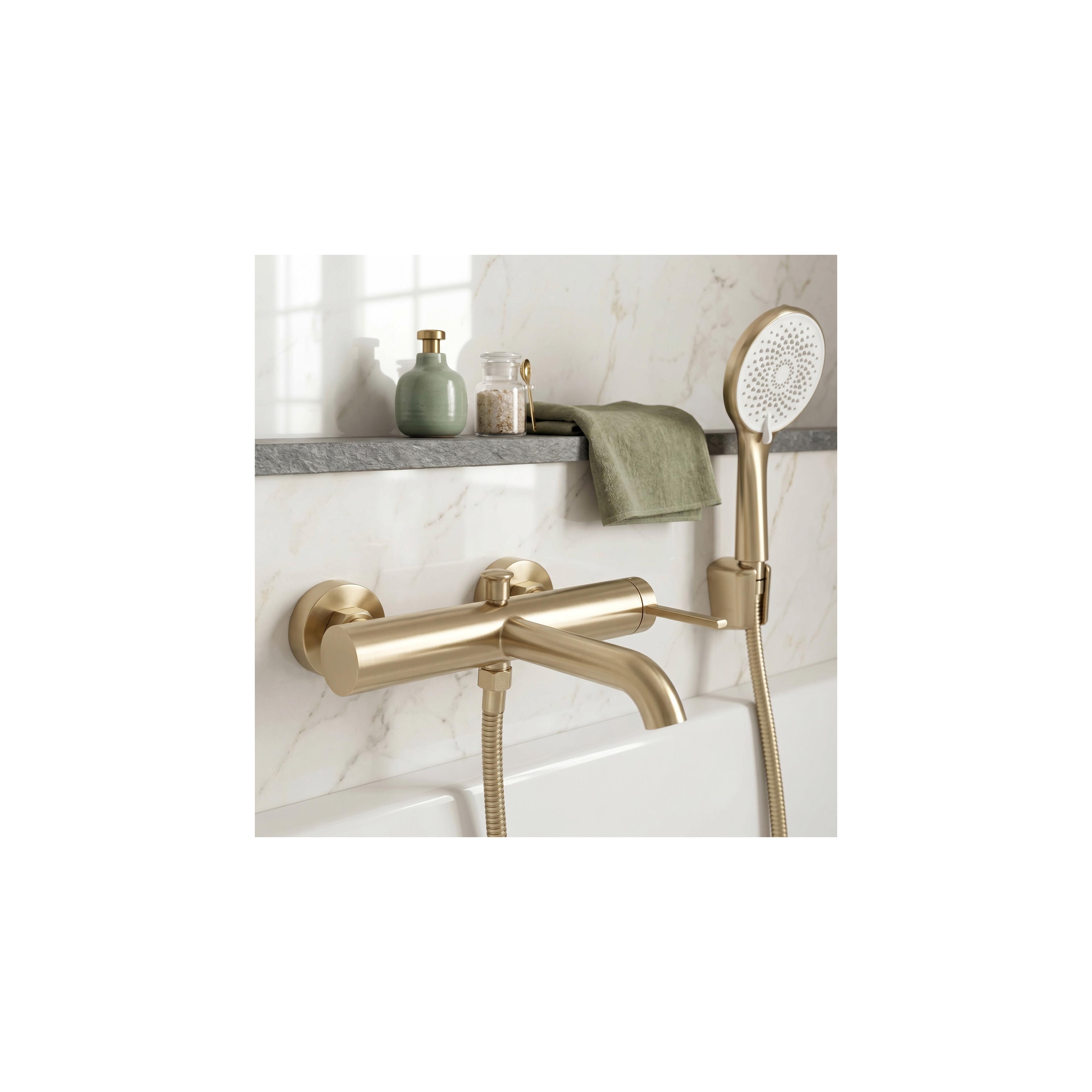 Bath faucet REA Rivo Brush Gold