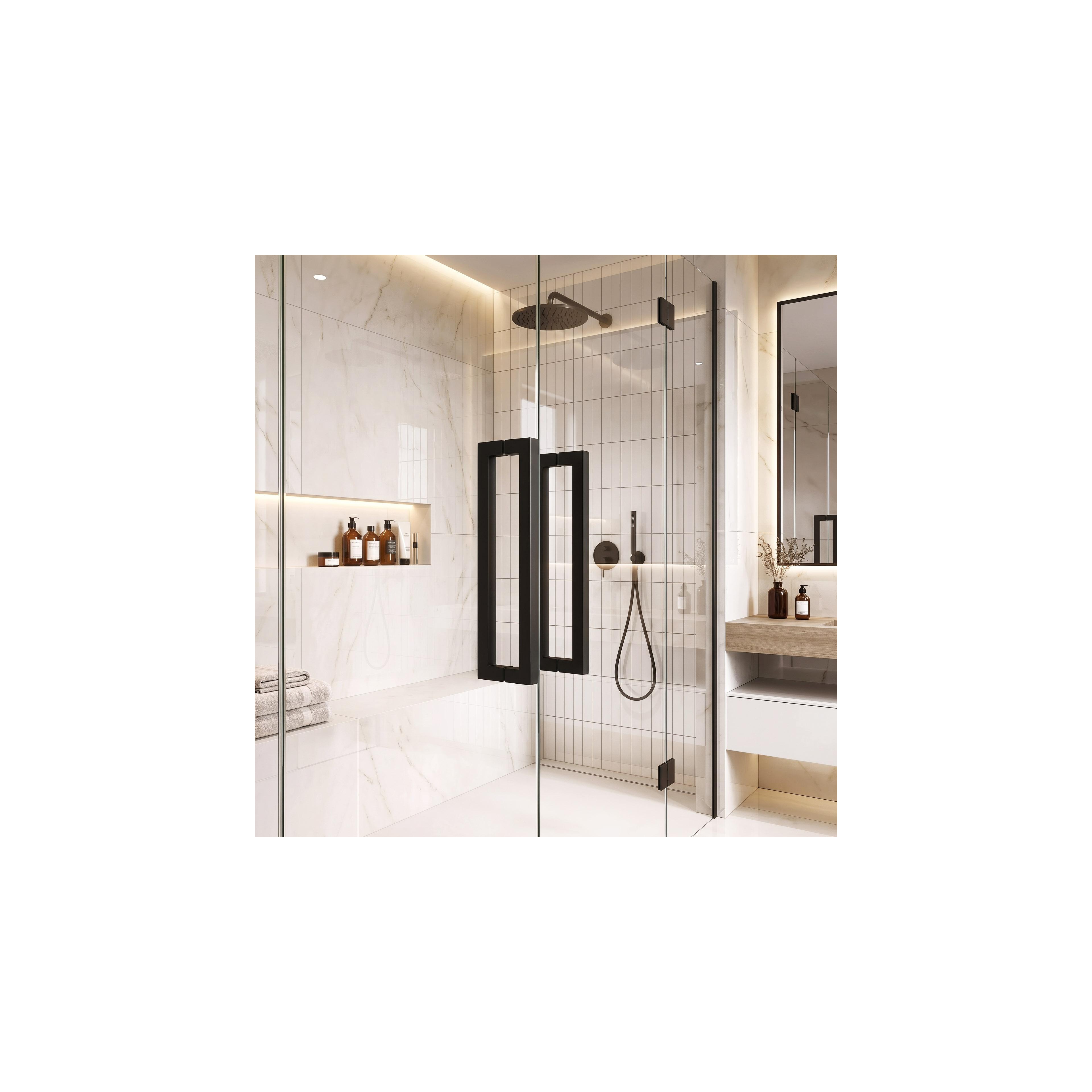 Douchedeurgreep Rea 01 Black