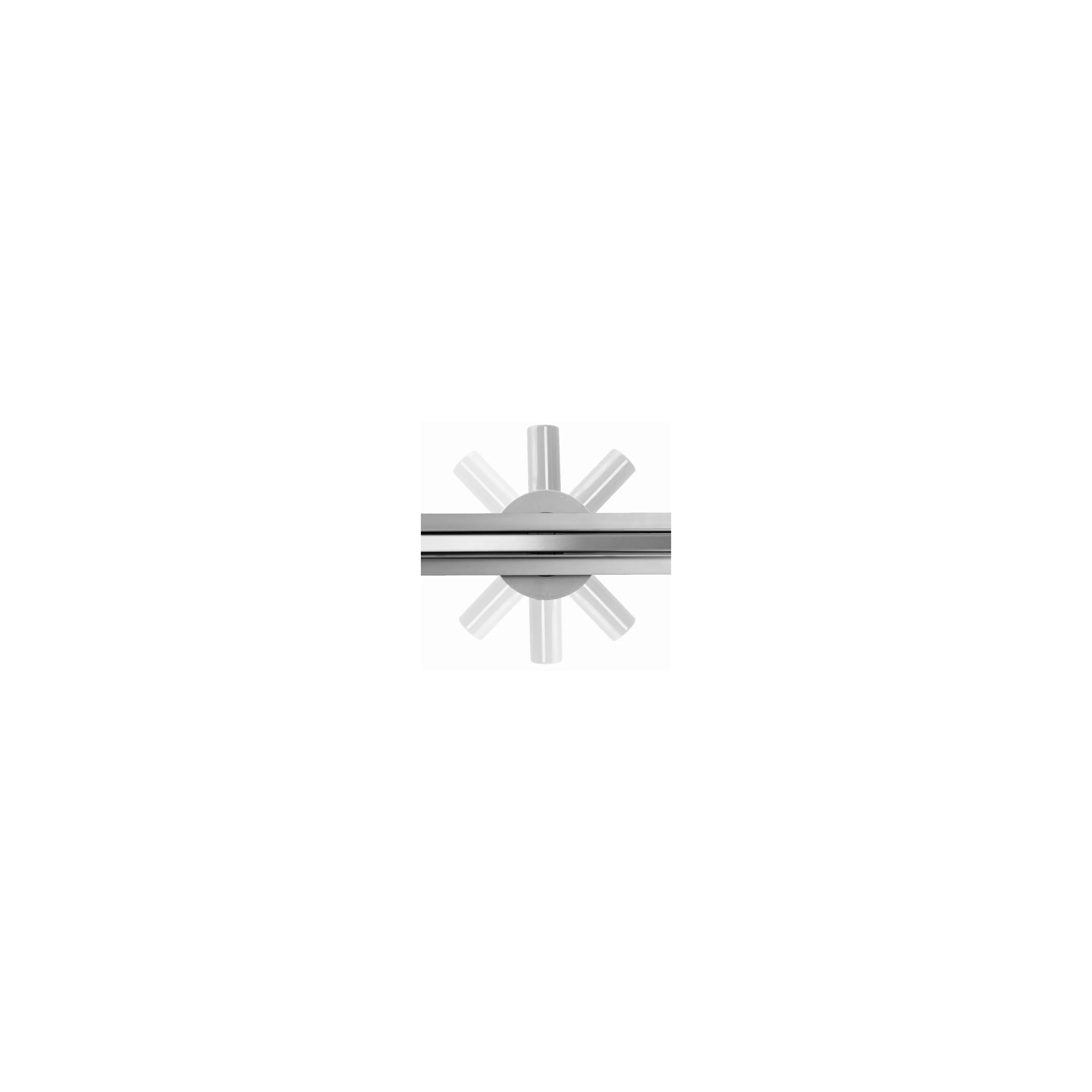Drain linéaire Rea Neo Slim Pro Nickel Brush INOX 90