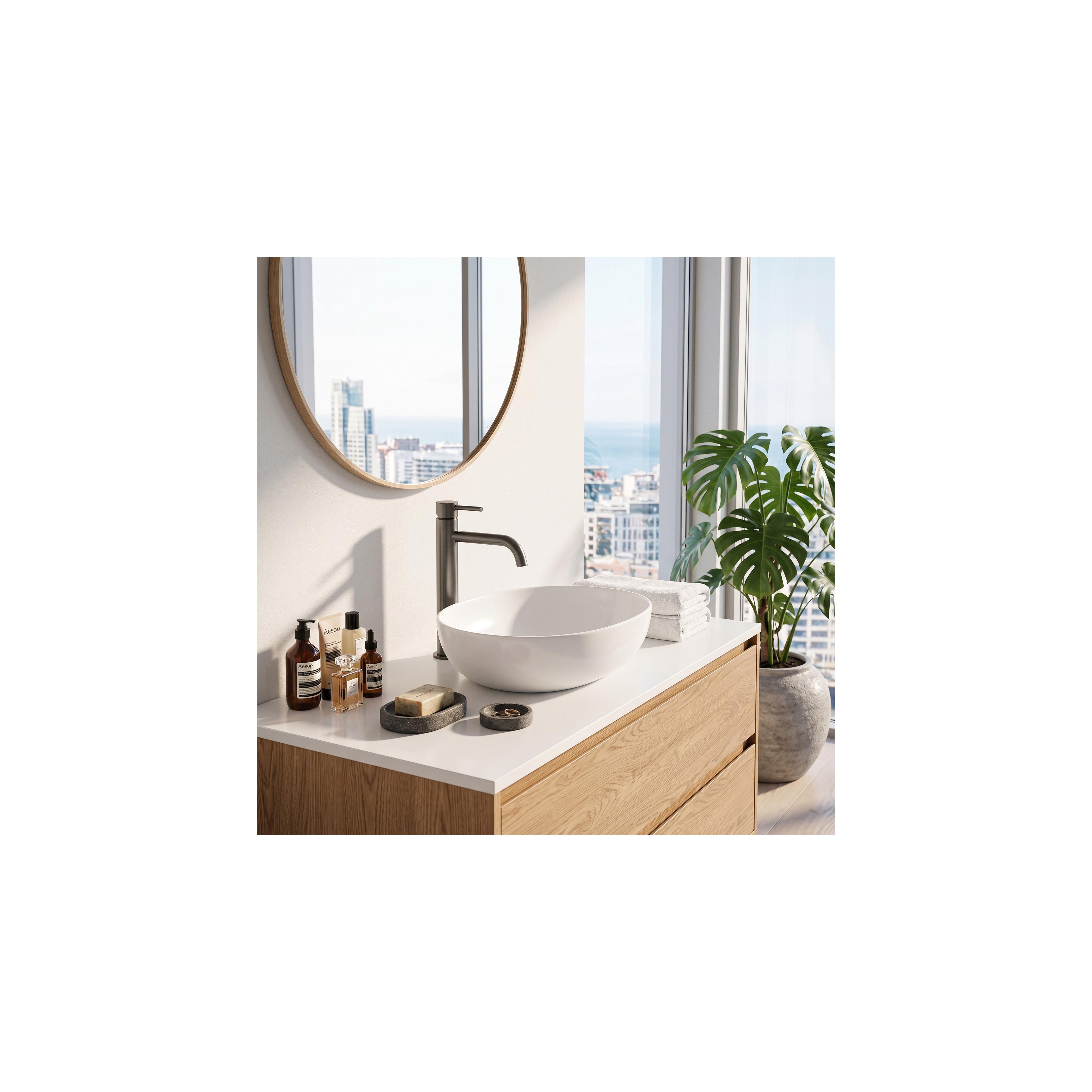 Bathroom faucet Rea Lungo Titan High