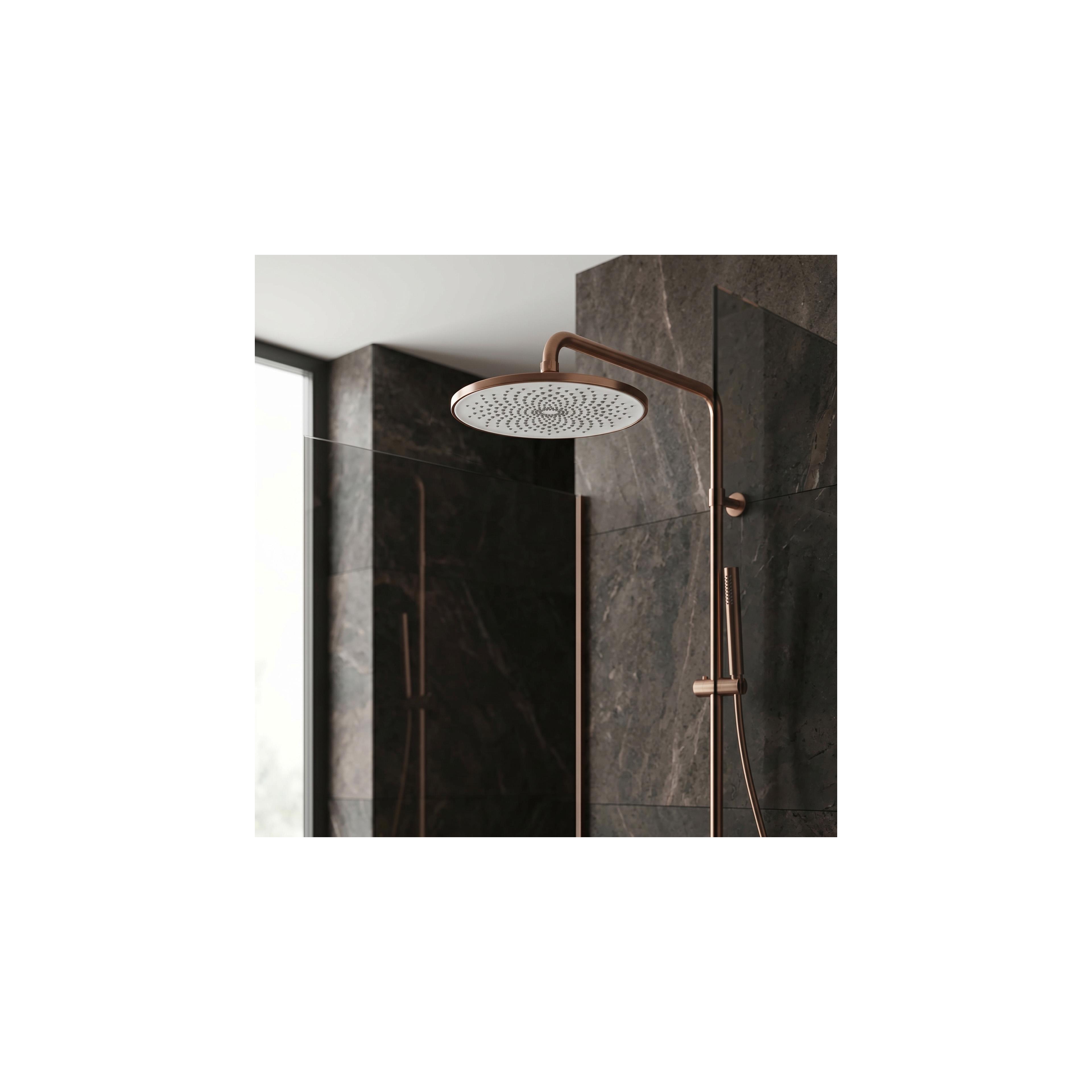 Runt duschhuvud REA JS-021BRG Brush Copper