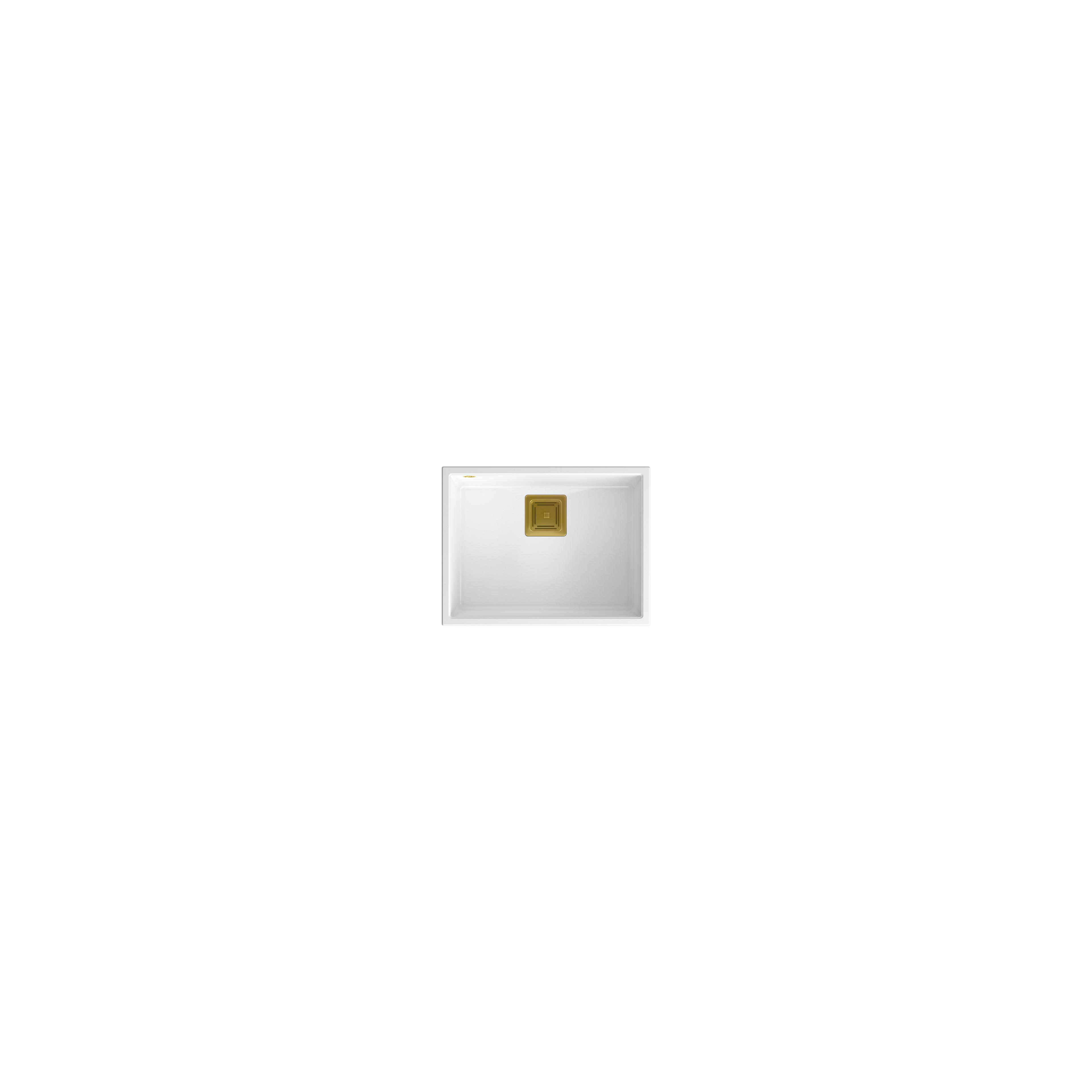гранітна мийка DAVID 50 White
