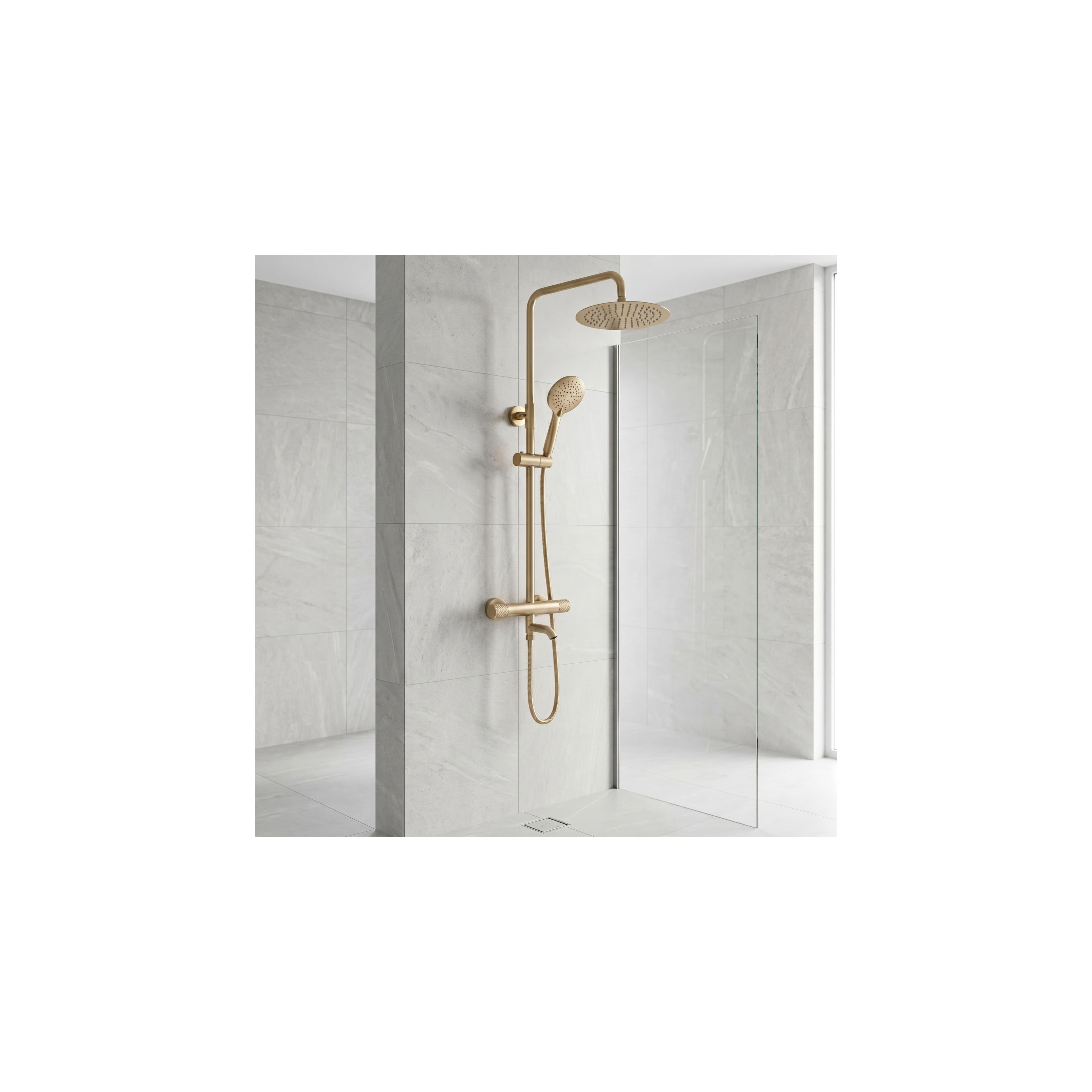 Conjunto de ducha REA Lungo Diamond Gold Brush
