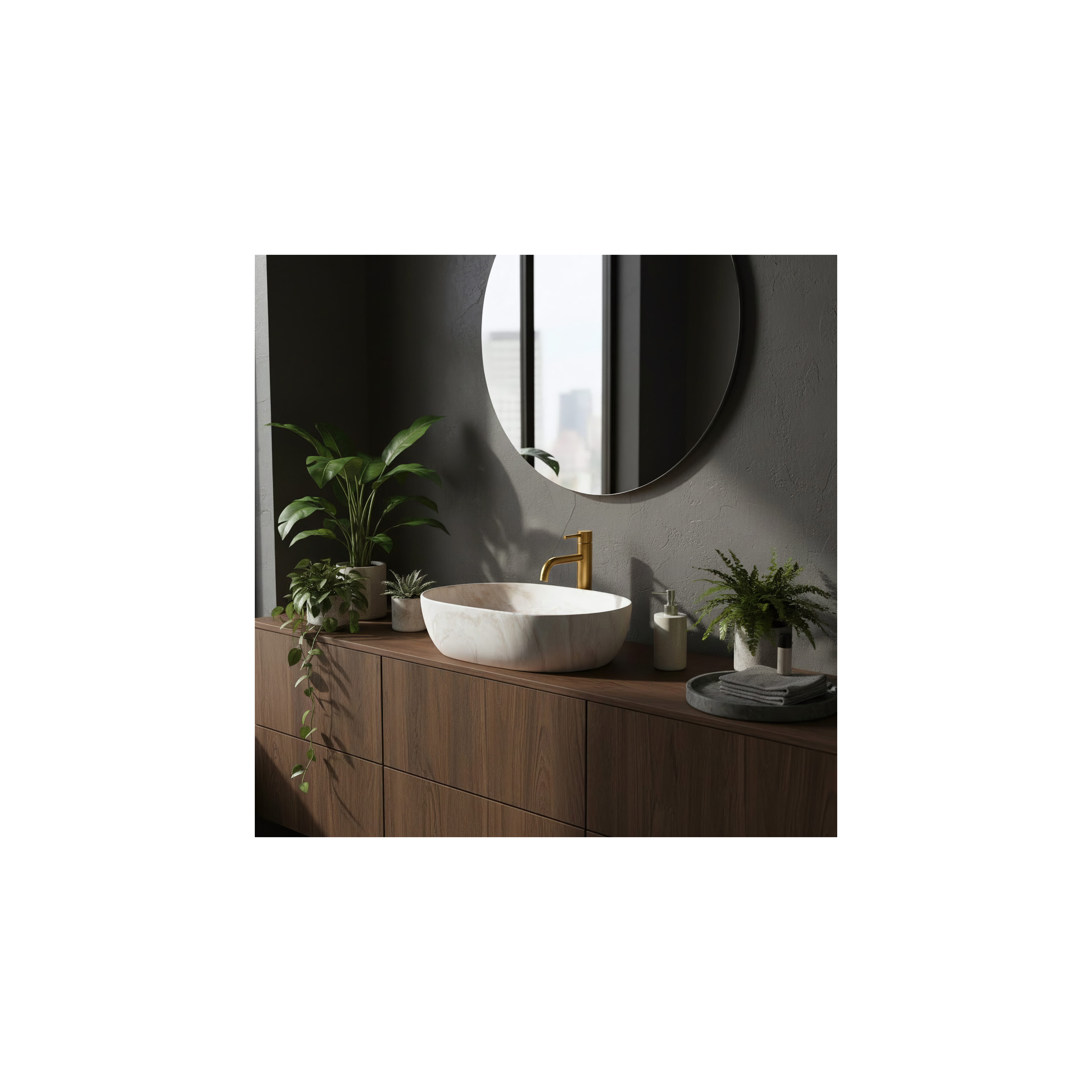 Countertop Basin Rea Amelia Kallisto 48