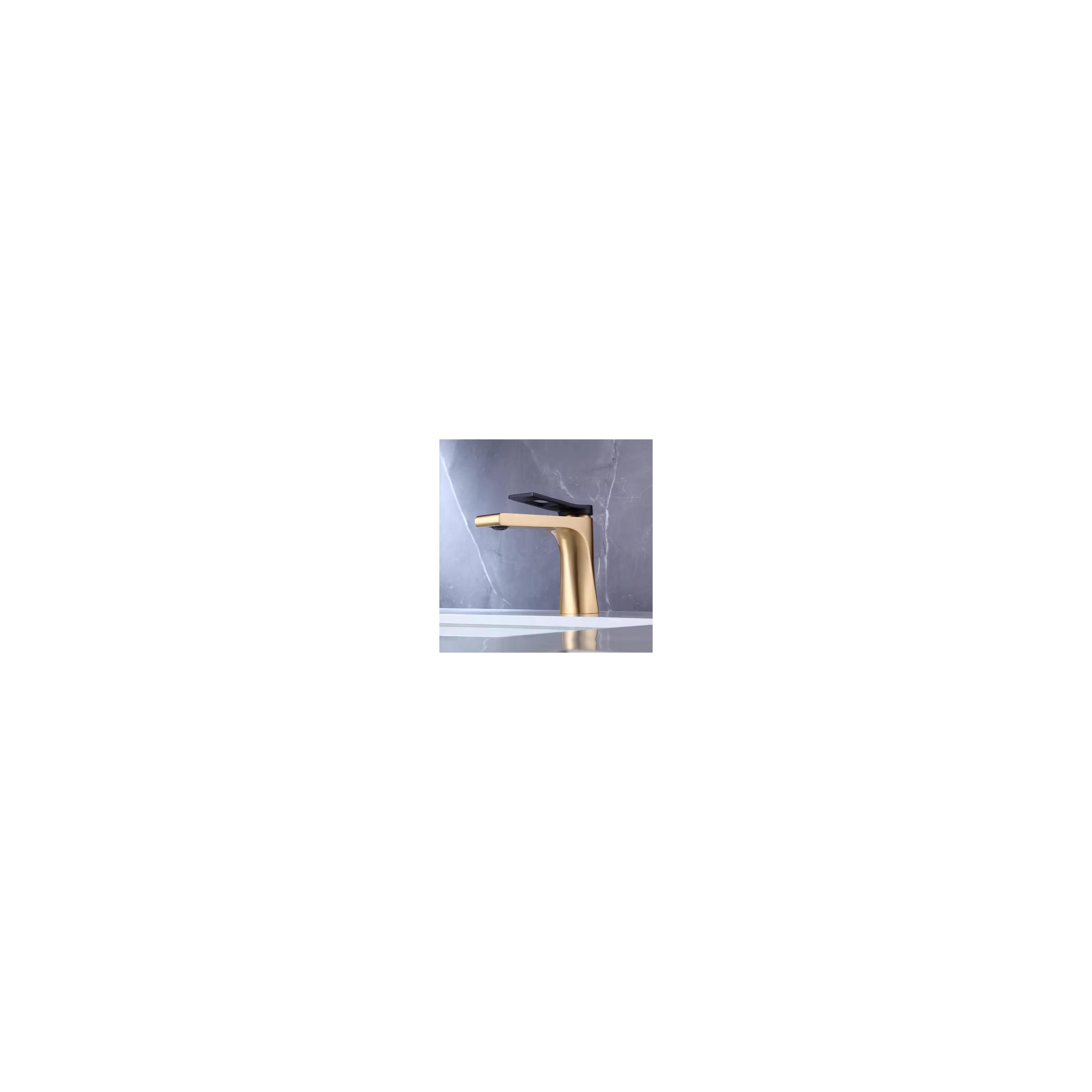 Baterie pentru baie REA SOUL Gold mat black  low