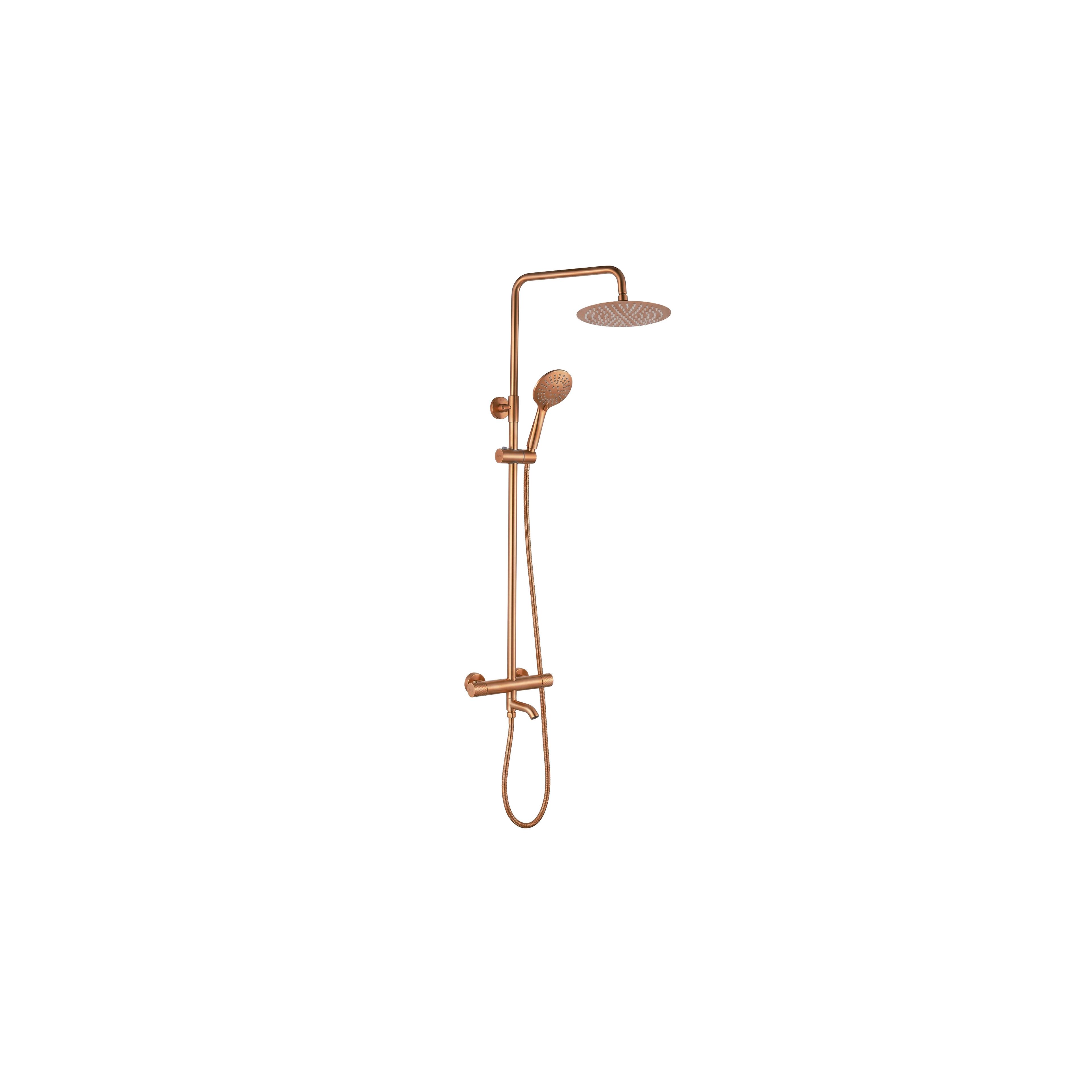 Душ система с Термостат Rea Lungo Diamond Copper Brush