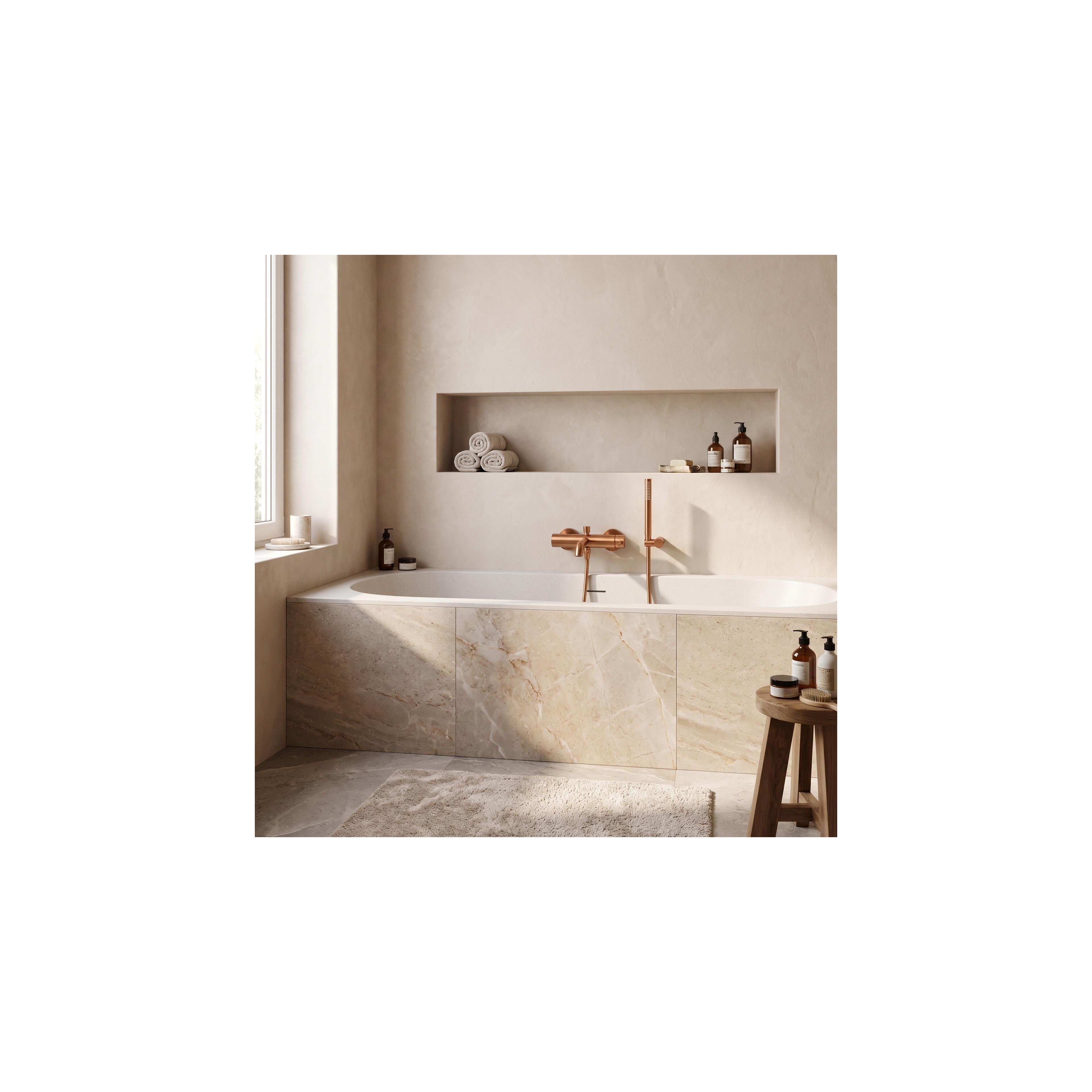 Bathroom faucet Rea Lungo Copper Brush
