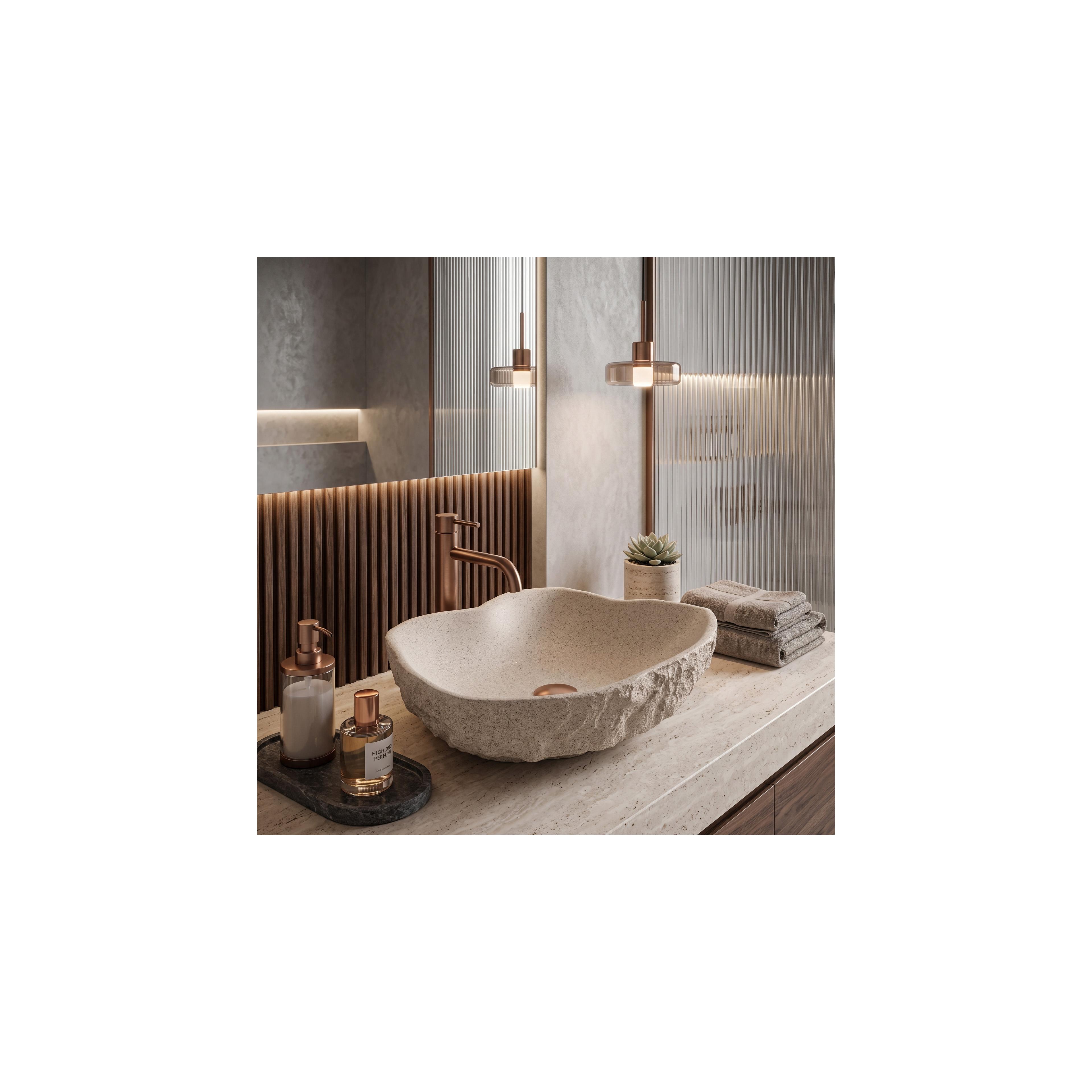 Opzetwastafel Rea Isla Warm Beige
