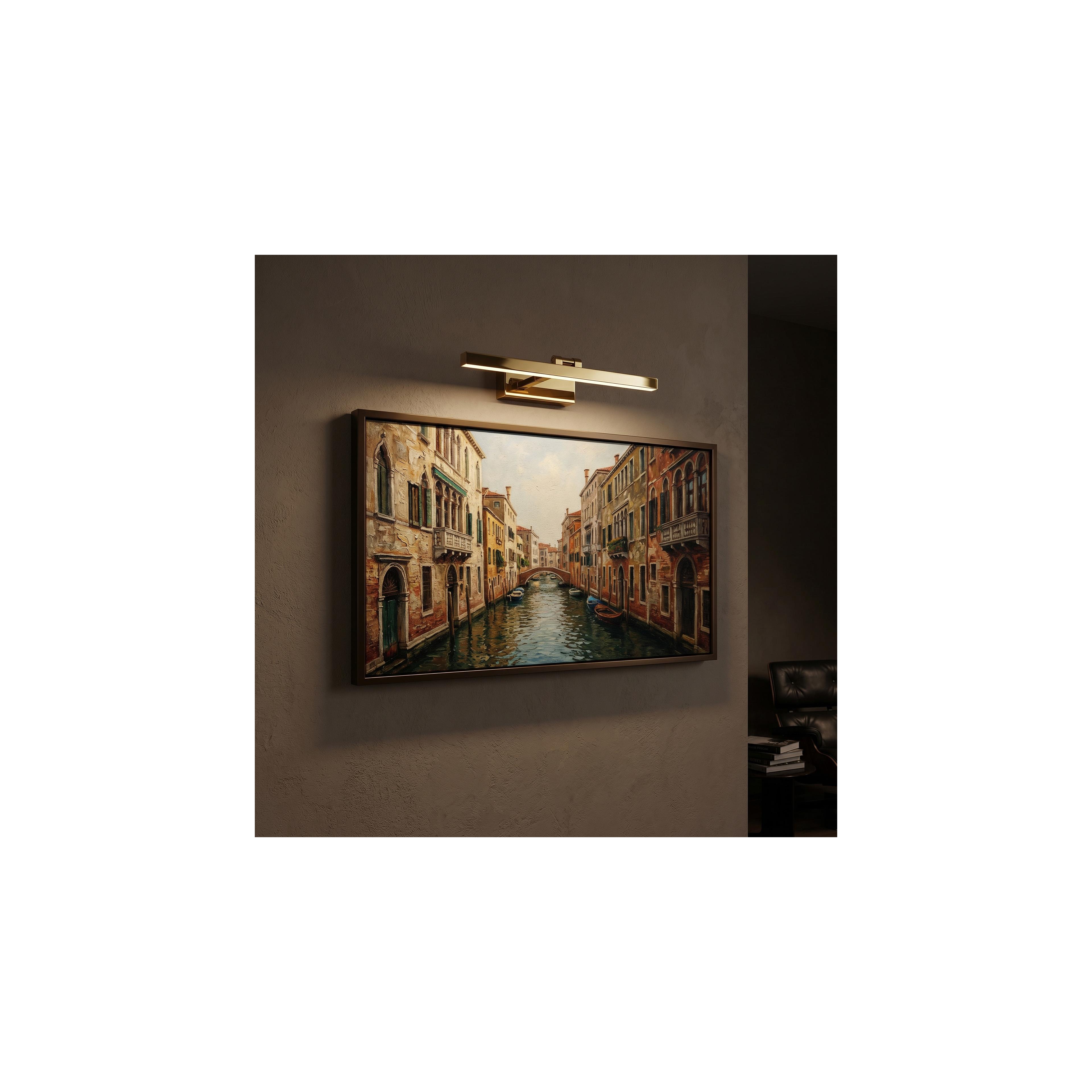 Bathroom LED wall sconce APP1861-1W 60 cm GOLD