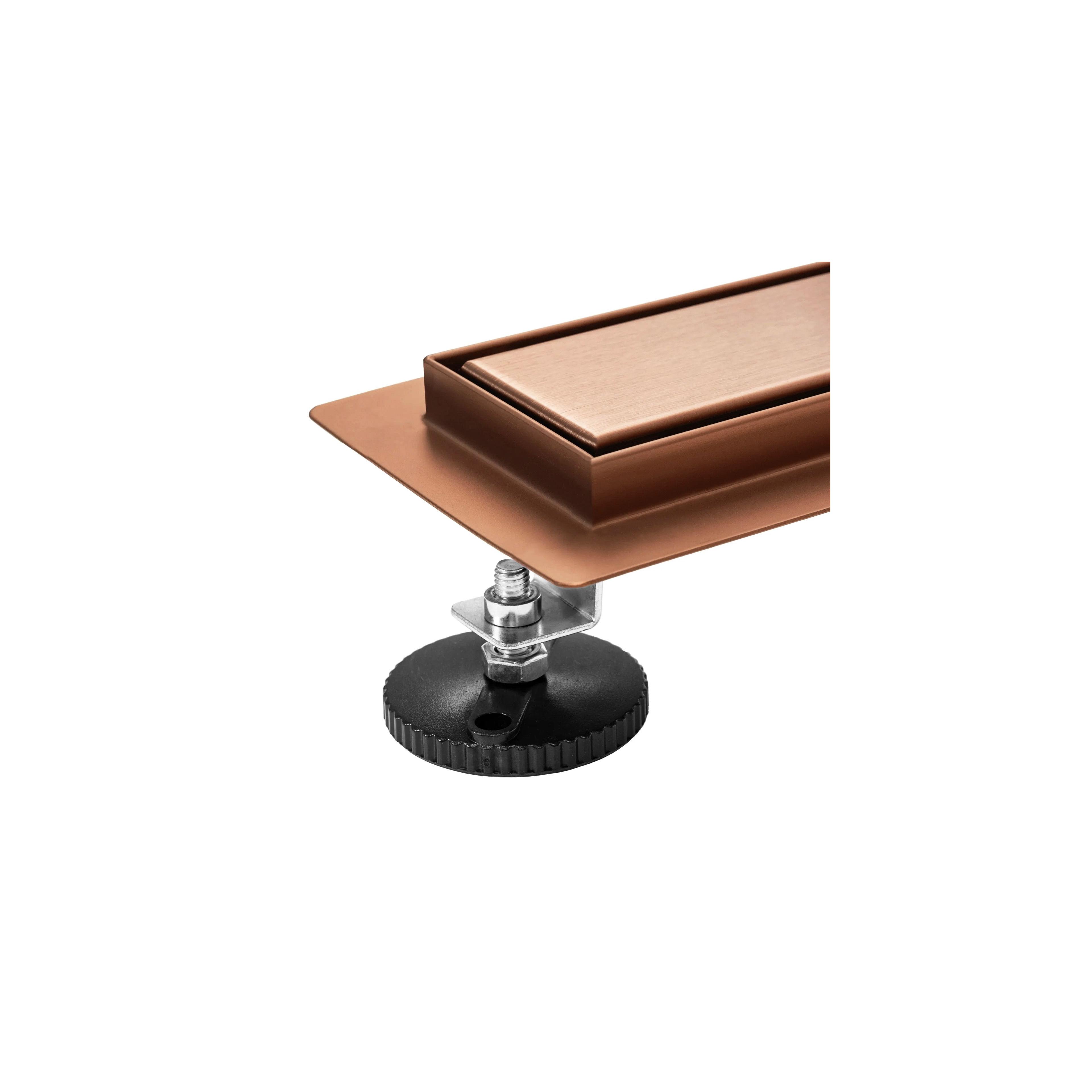 Odpływ Liniowy Rea Neox Brush Copper 70