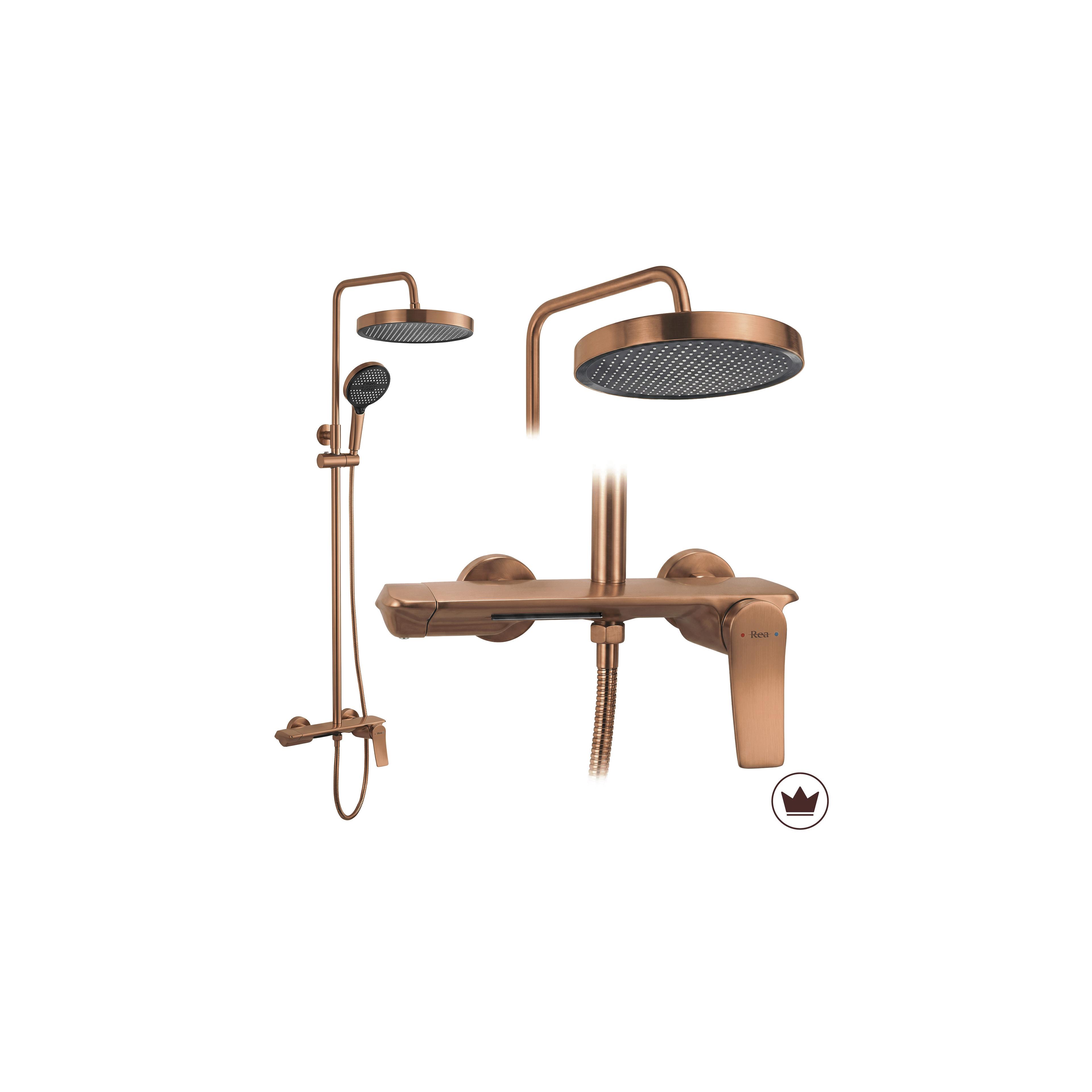 Dušas komplekts Rea Vision Brush Copper