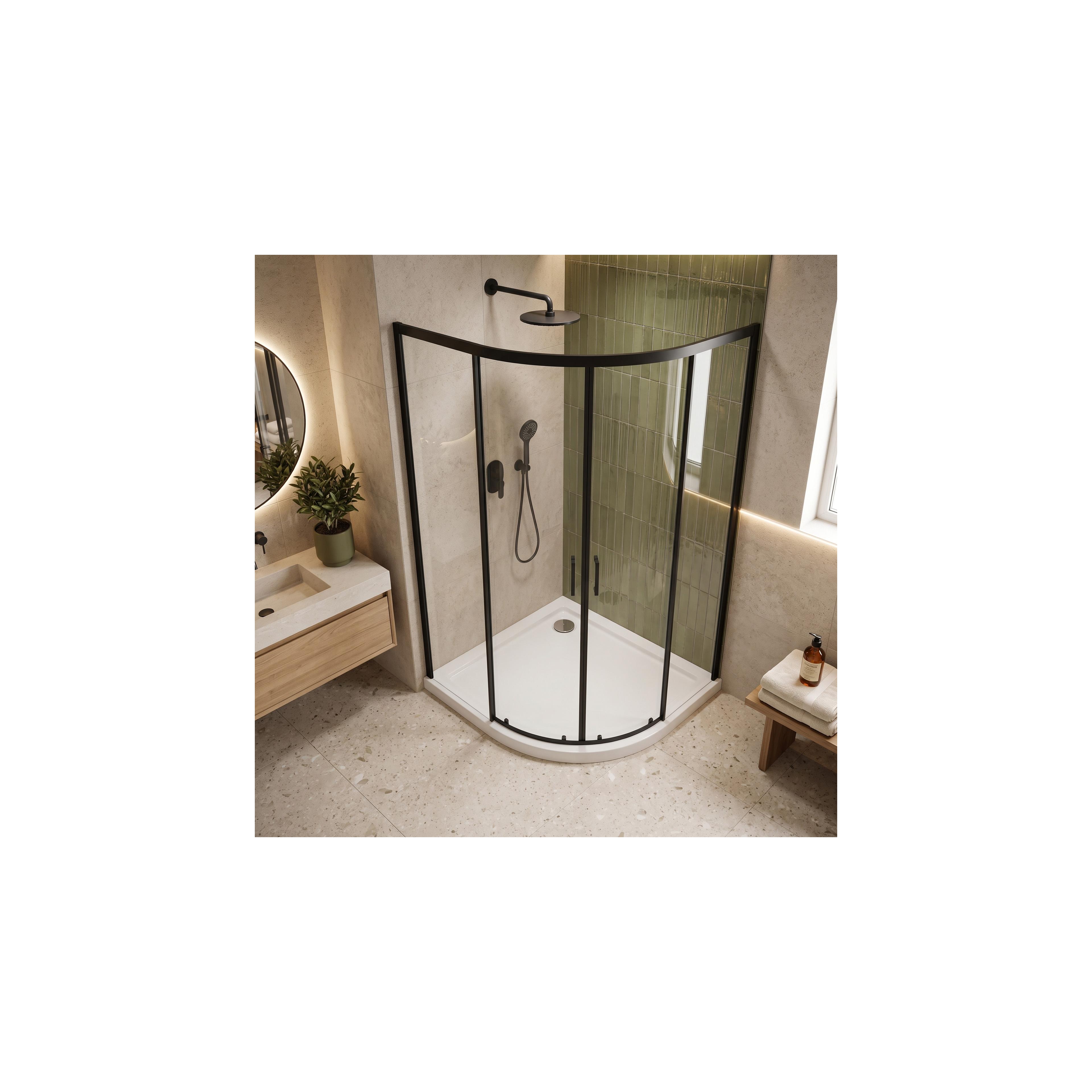 Shower tray Rea Look White 80x80