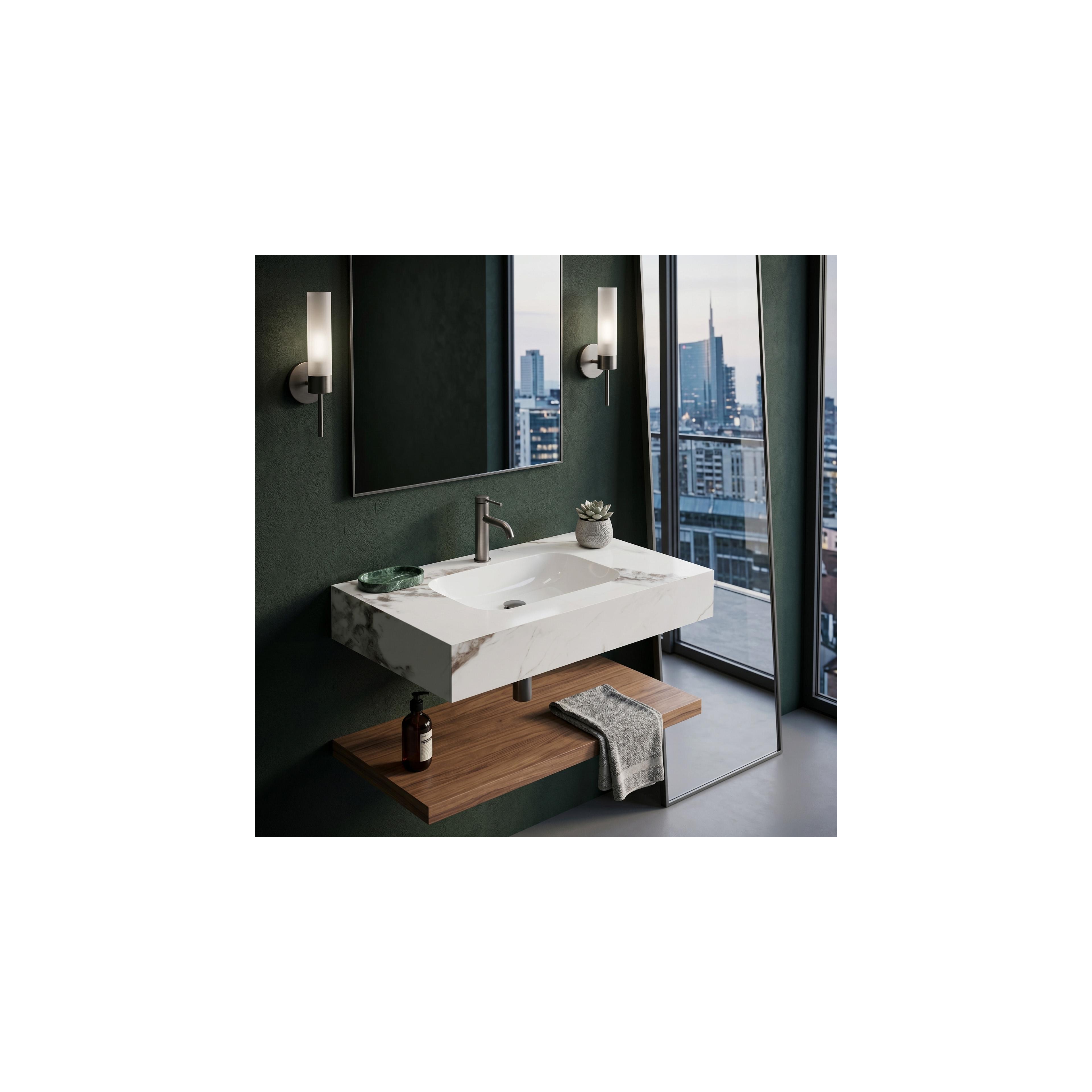 Lavabo suspendu Rea Aresa Cold Jade 80