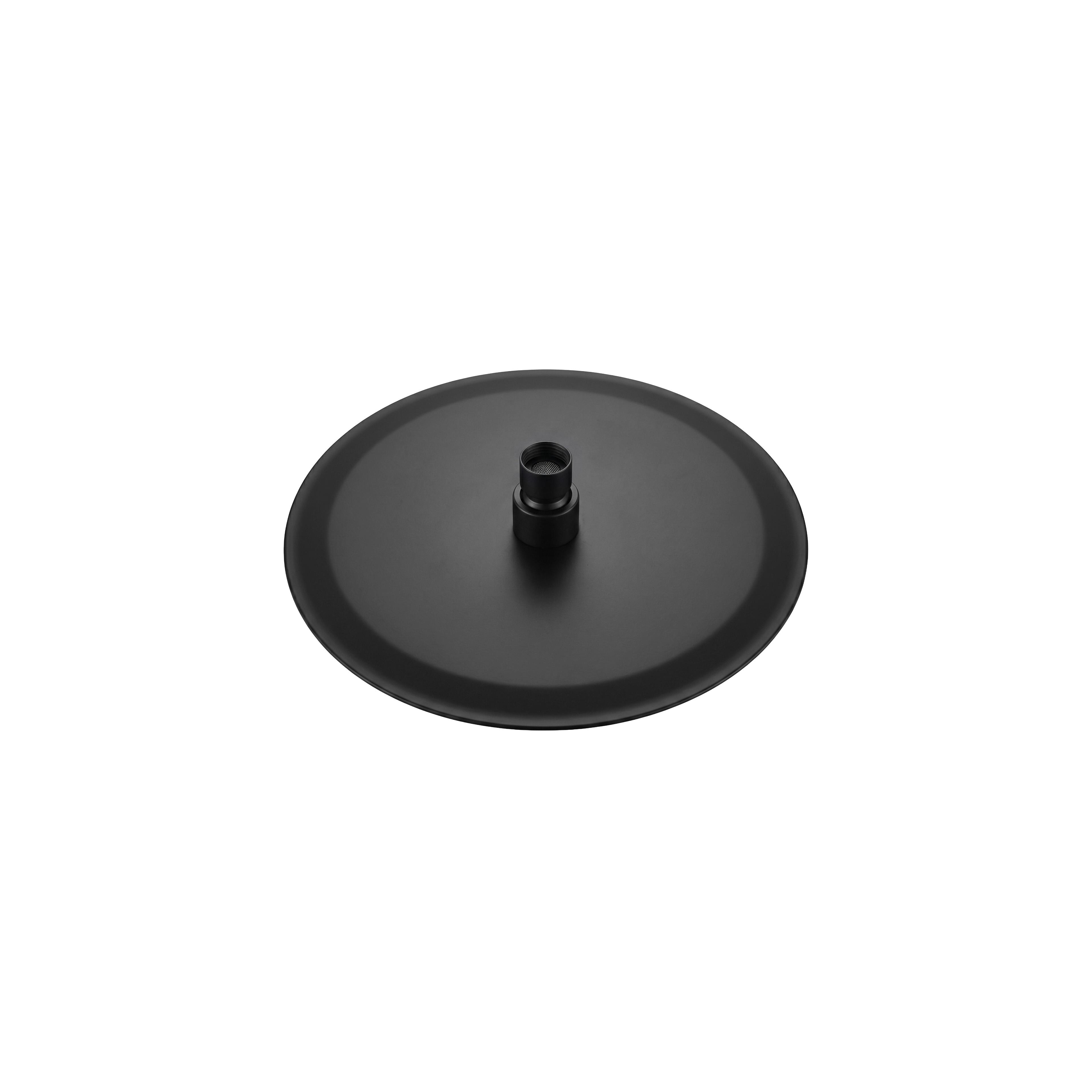 Στρογγυλή κεφαλή ντους REA JS-P014B 25cm Black