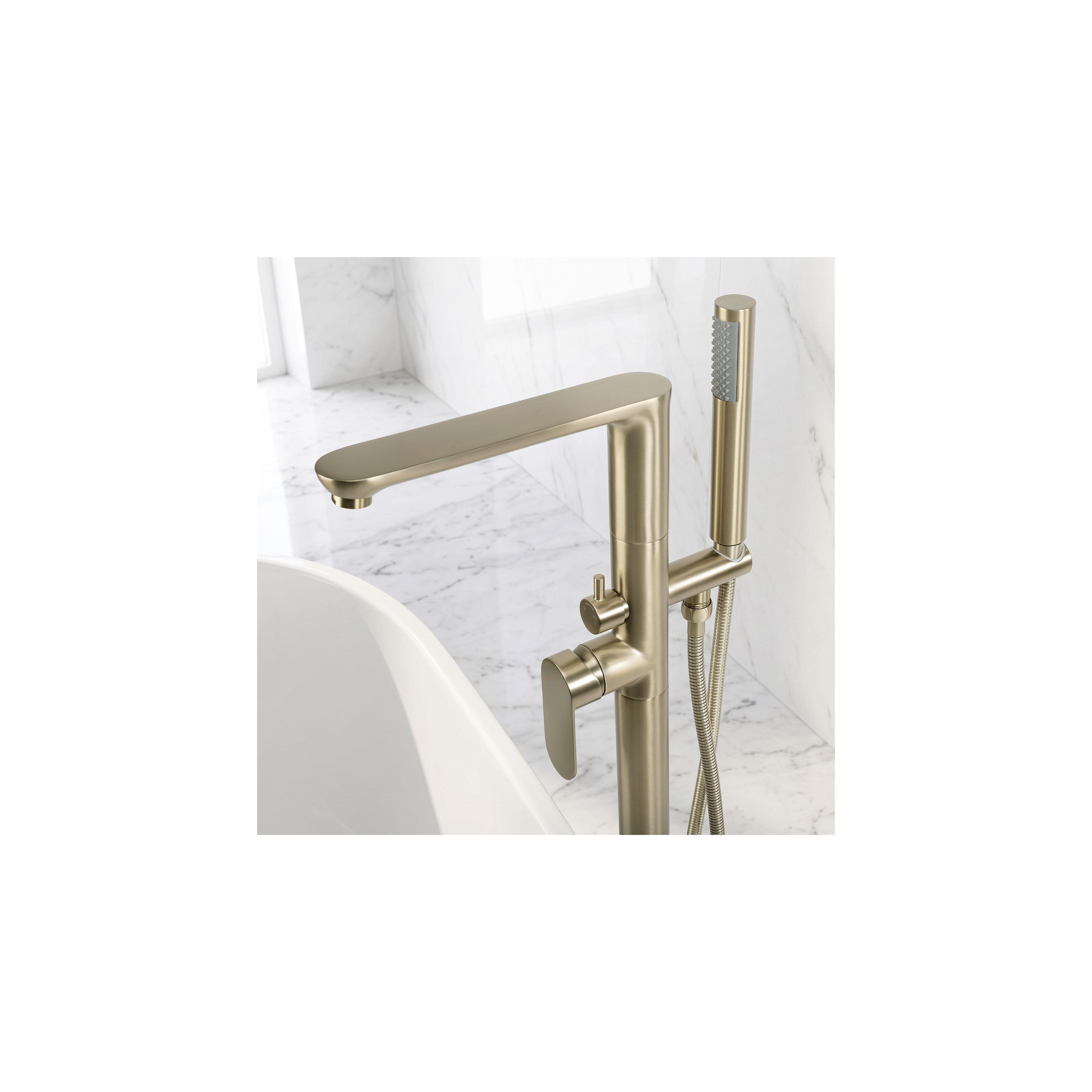 Samostojeća pipa Rea Logan Brush Gold