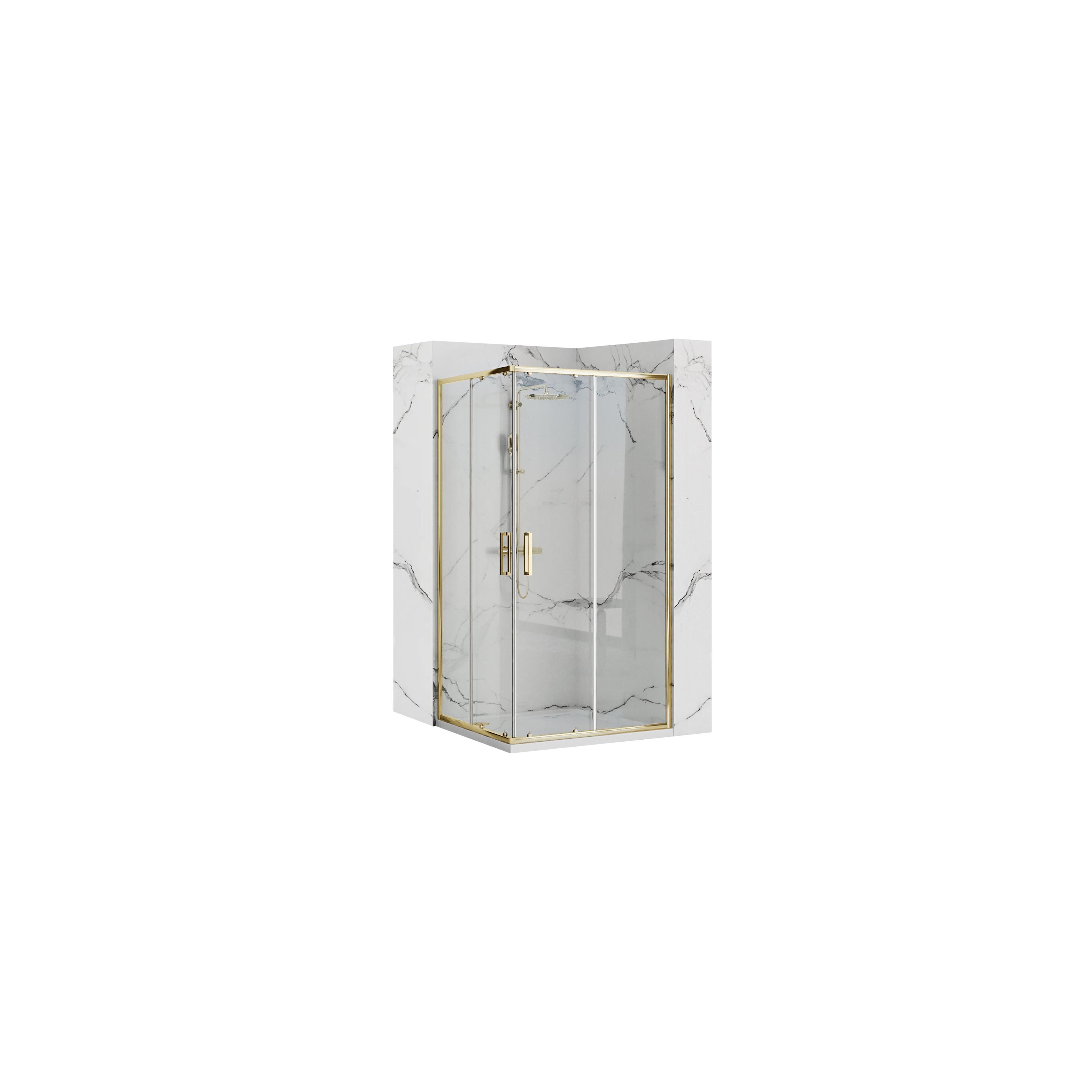 Zuhanykabin Rea Punto 80x100 Gold