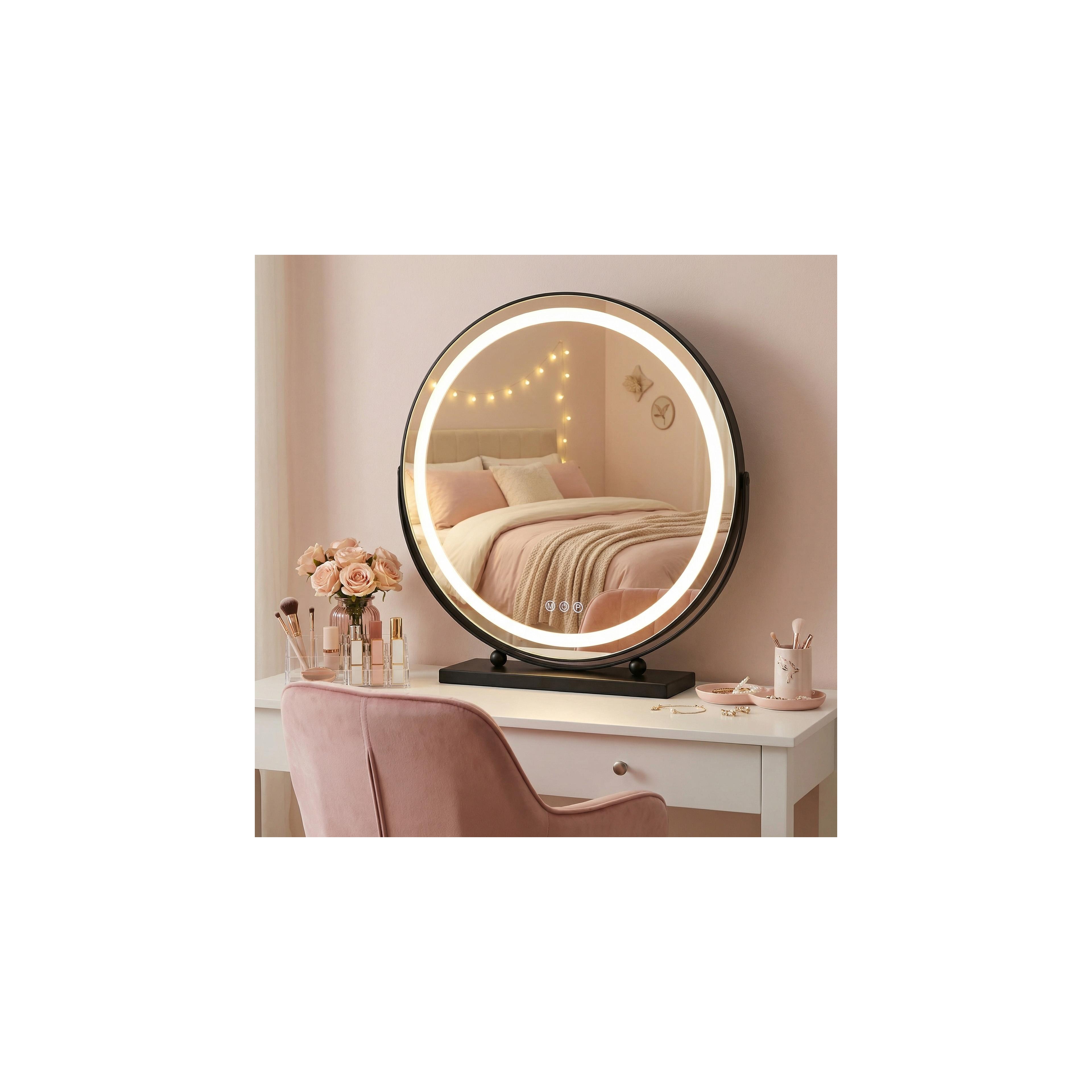 LUSTRO LED MAKE-UP Black 50 cm