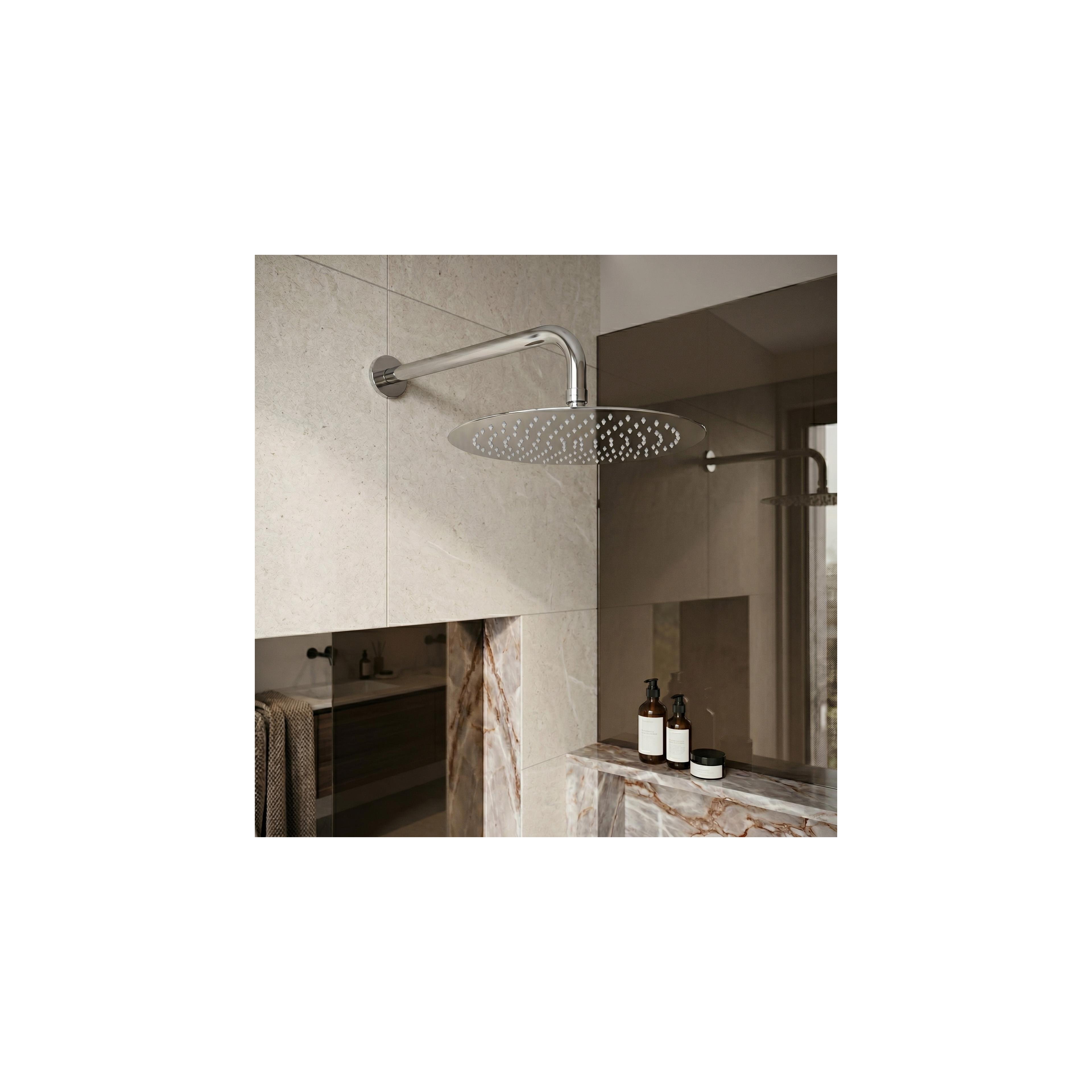 Apaļa dušas galva REA JS-P014 30cm Chrome