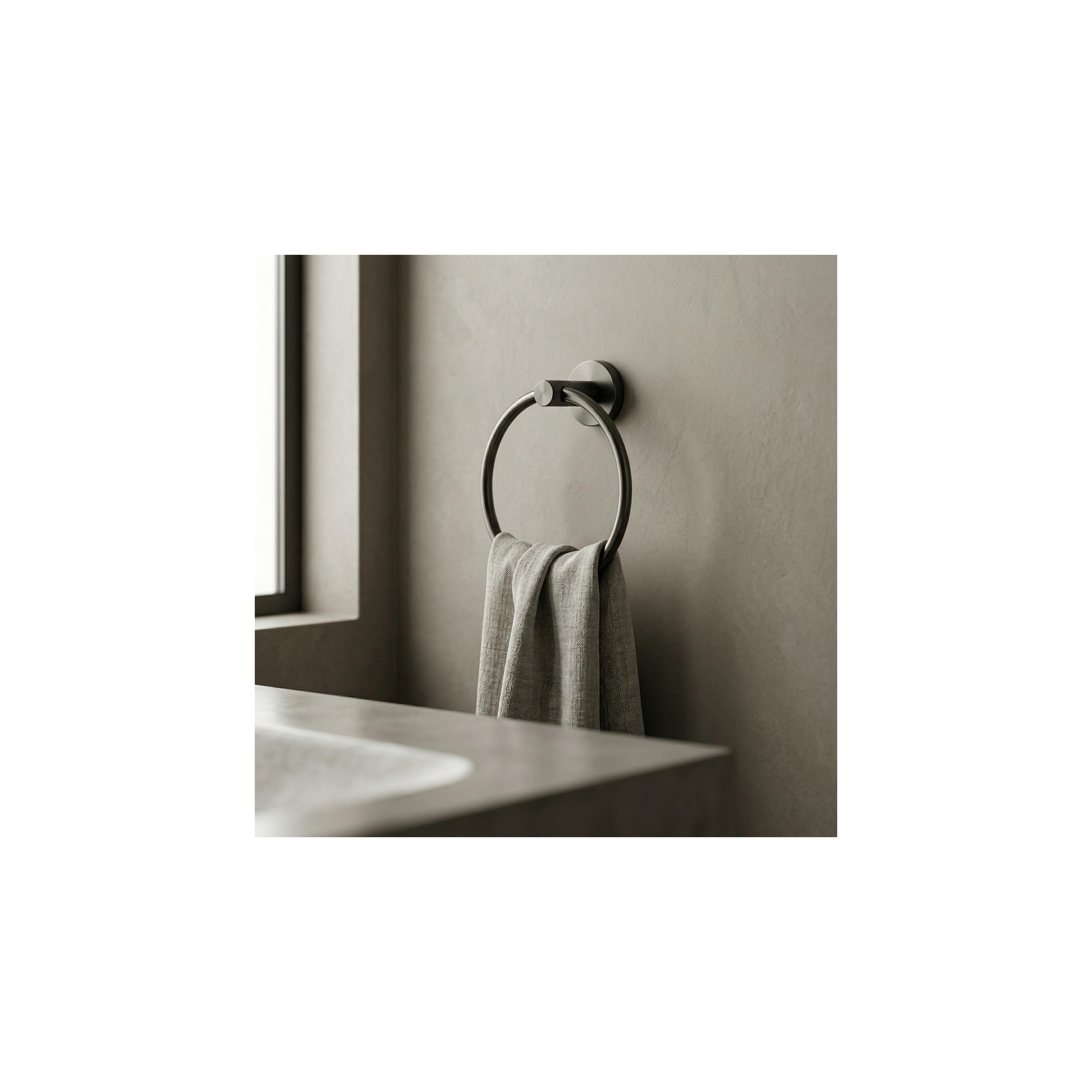 Bathroom hanger Ring 6610 Modern Titan