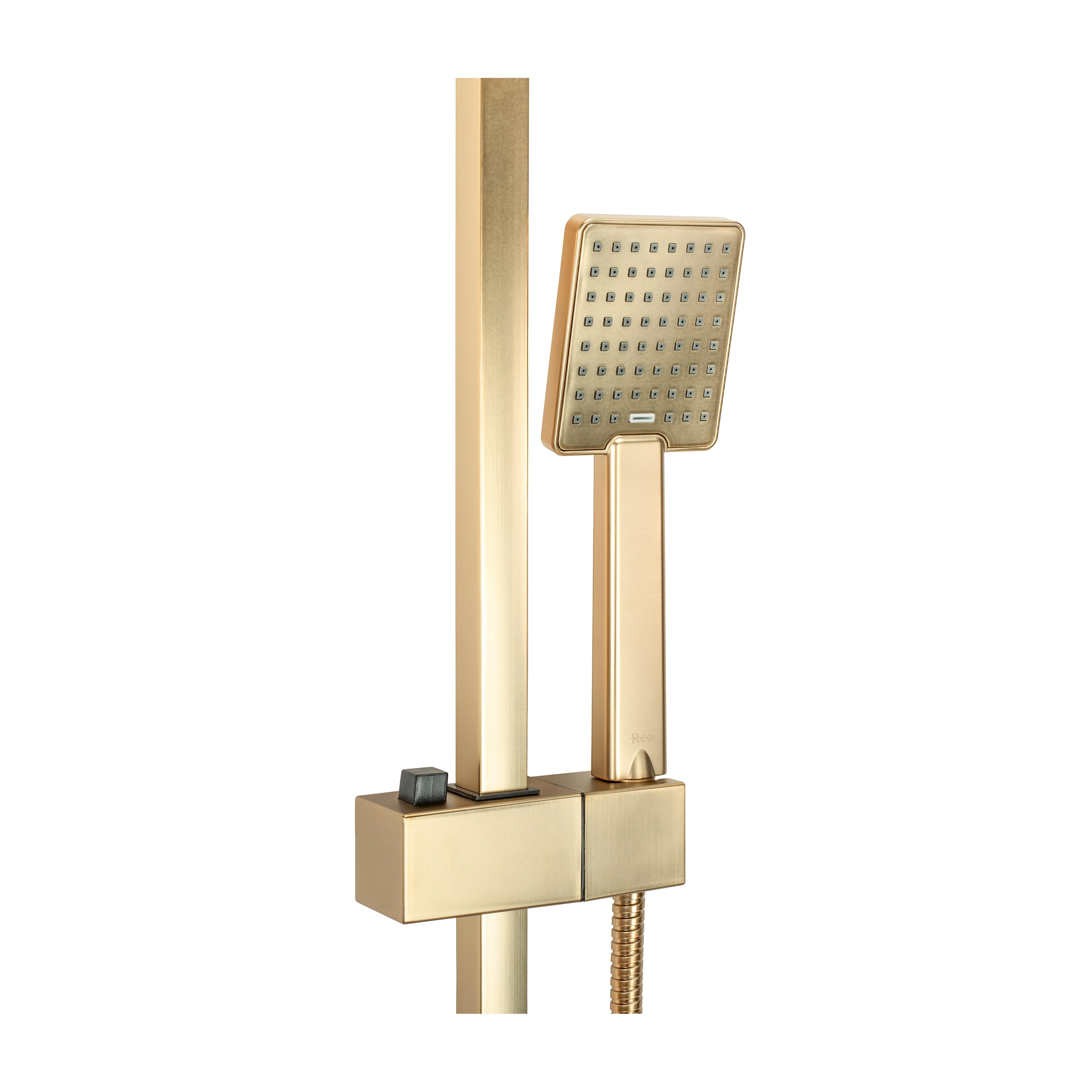 Komplet za prhanje REA JACK BRUSHED GOLD