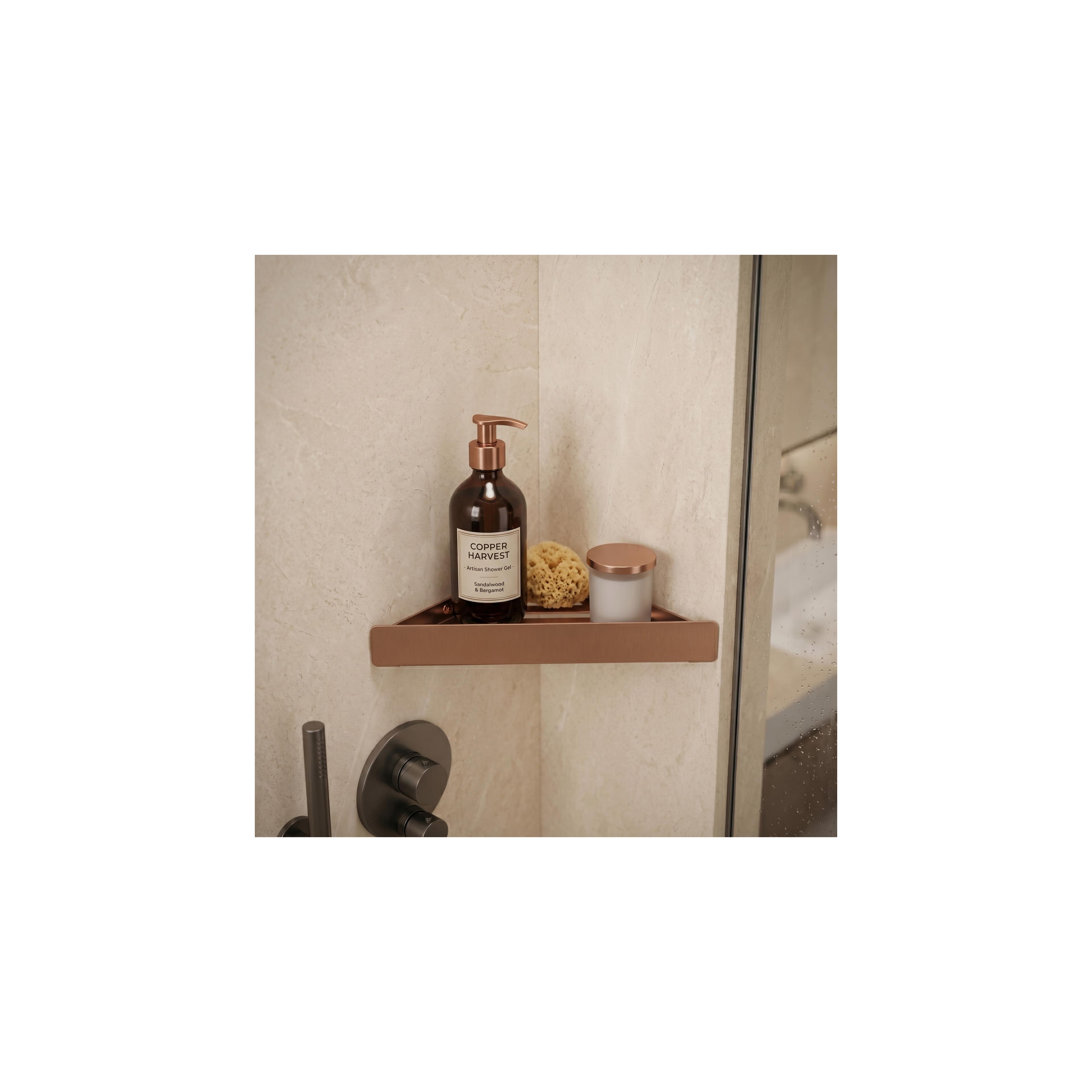 Bathroom shelf SF07 brush copper