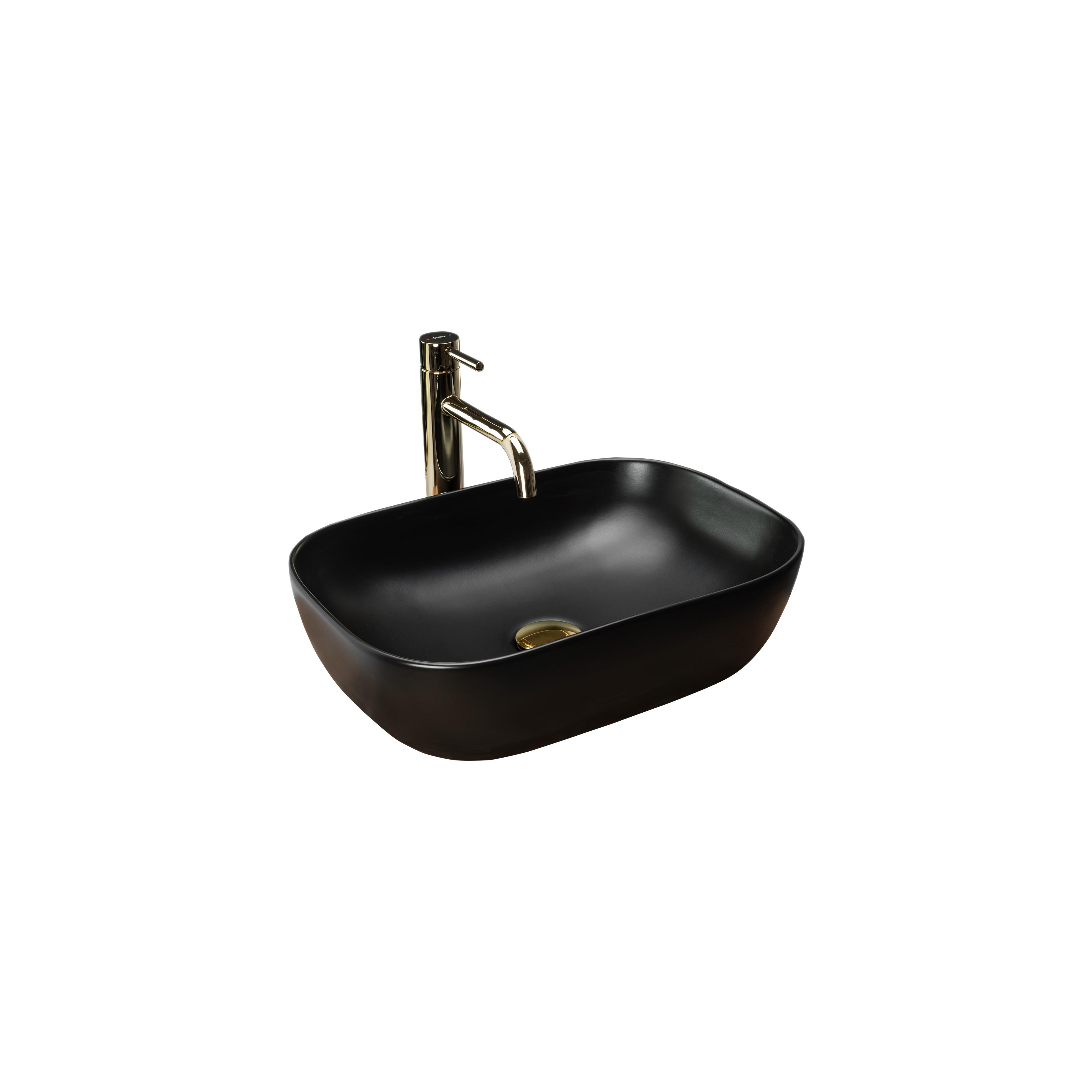 Rea Belinda Black Mat countertop valamu