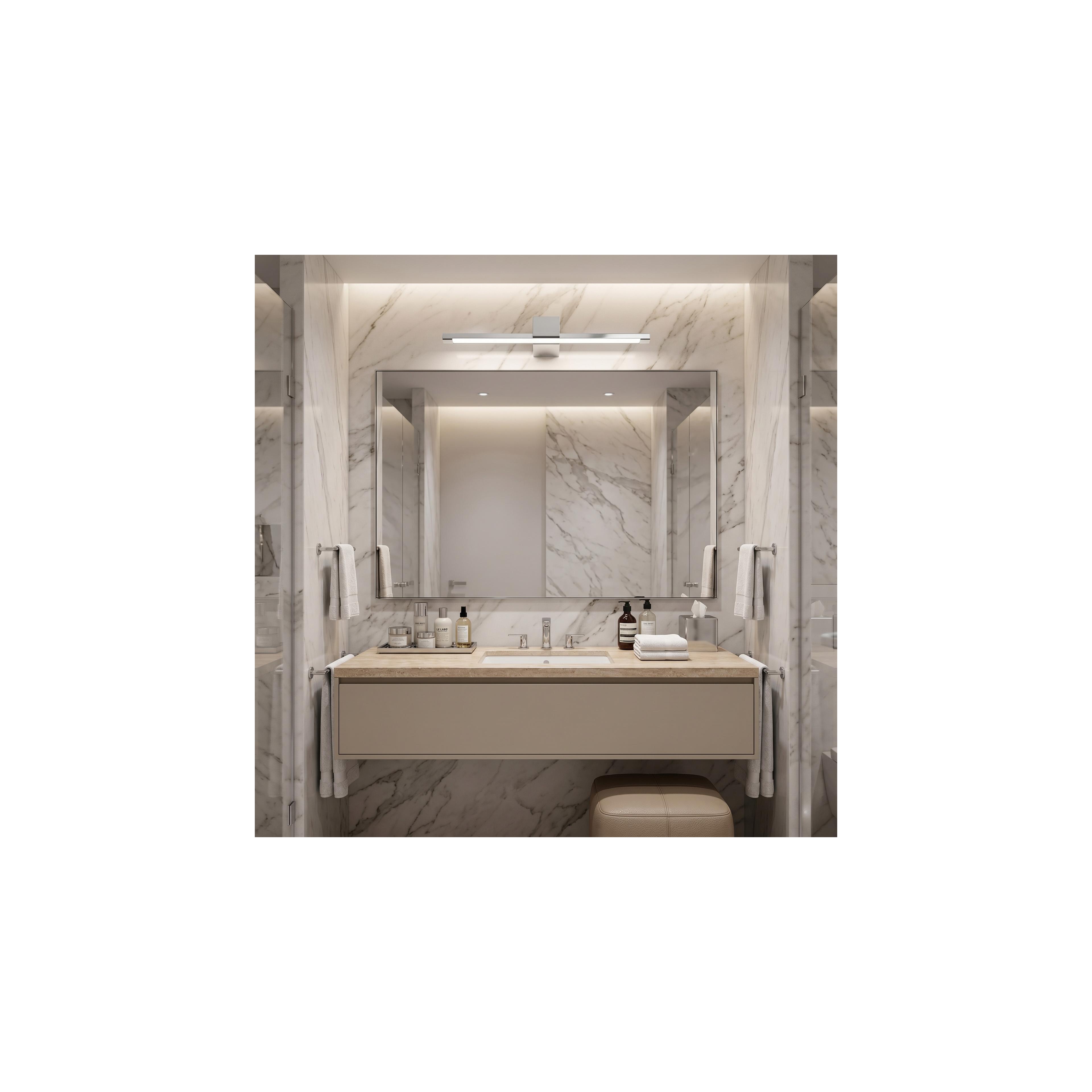 Badrum vägg LED-lampa SWE040-1W 40cm Chrome