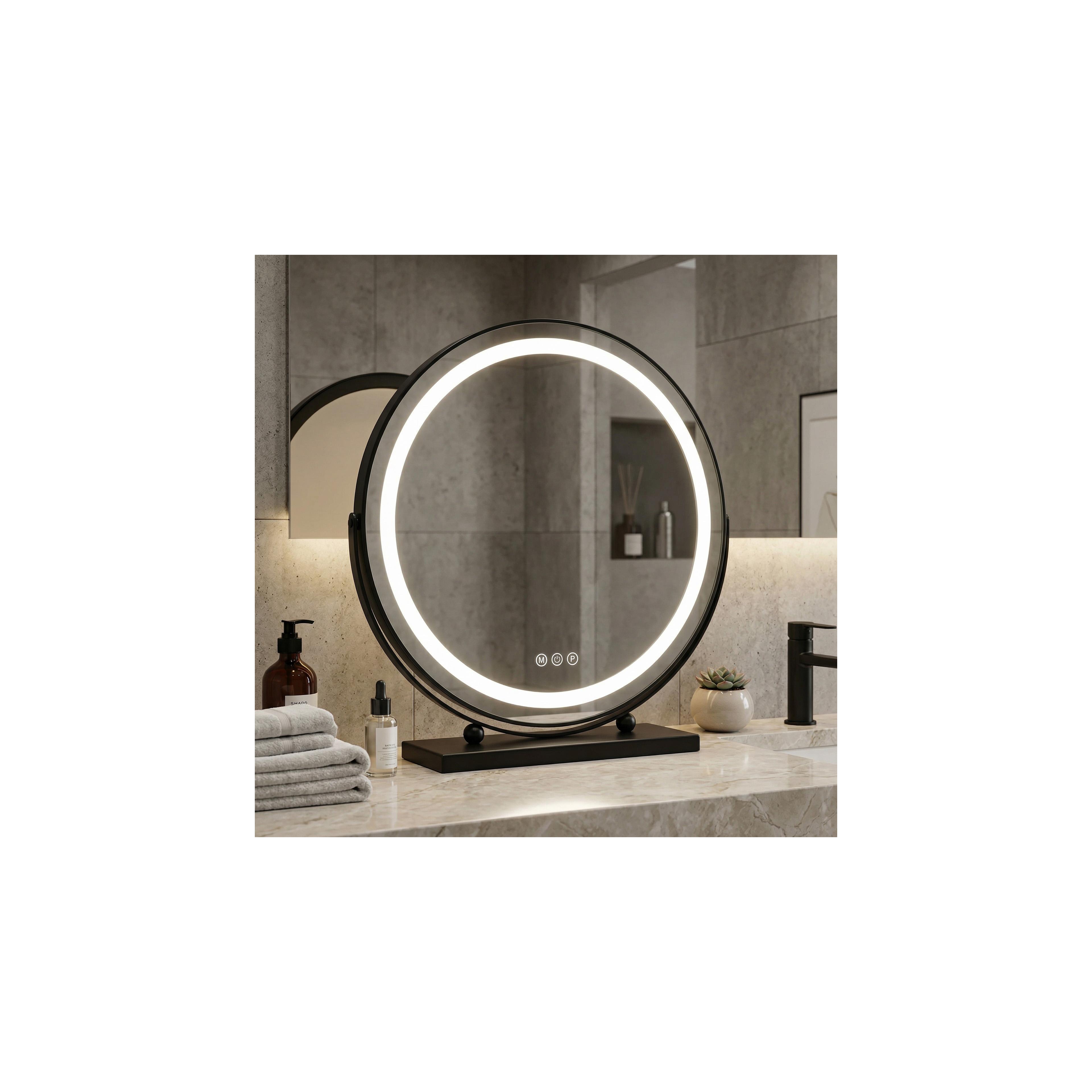 LUSTRO LED MAKE-UP Black 50 cm