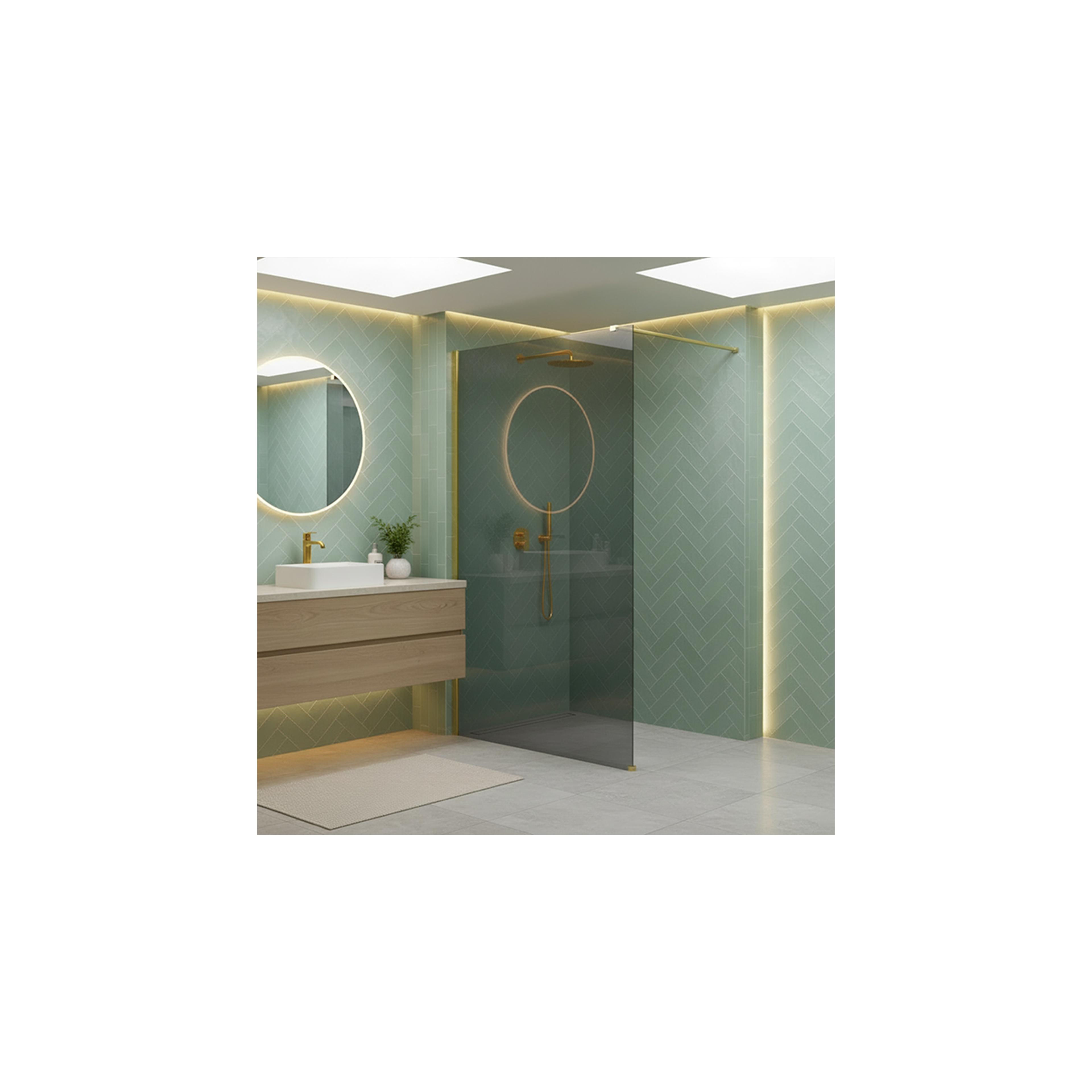 Paroi de douche Rea Flexi Grey / Gold 100