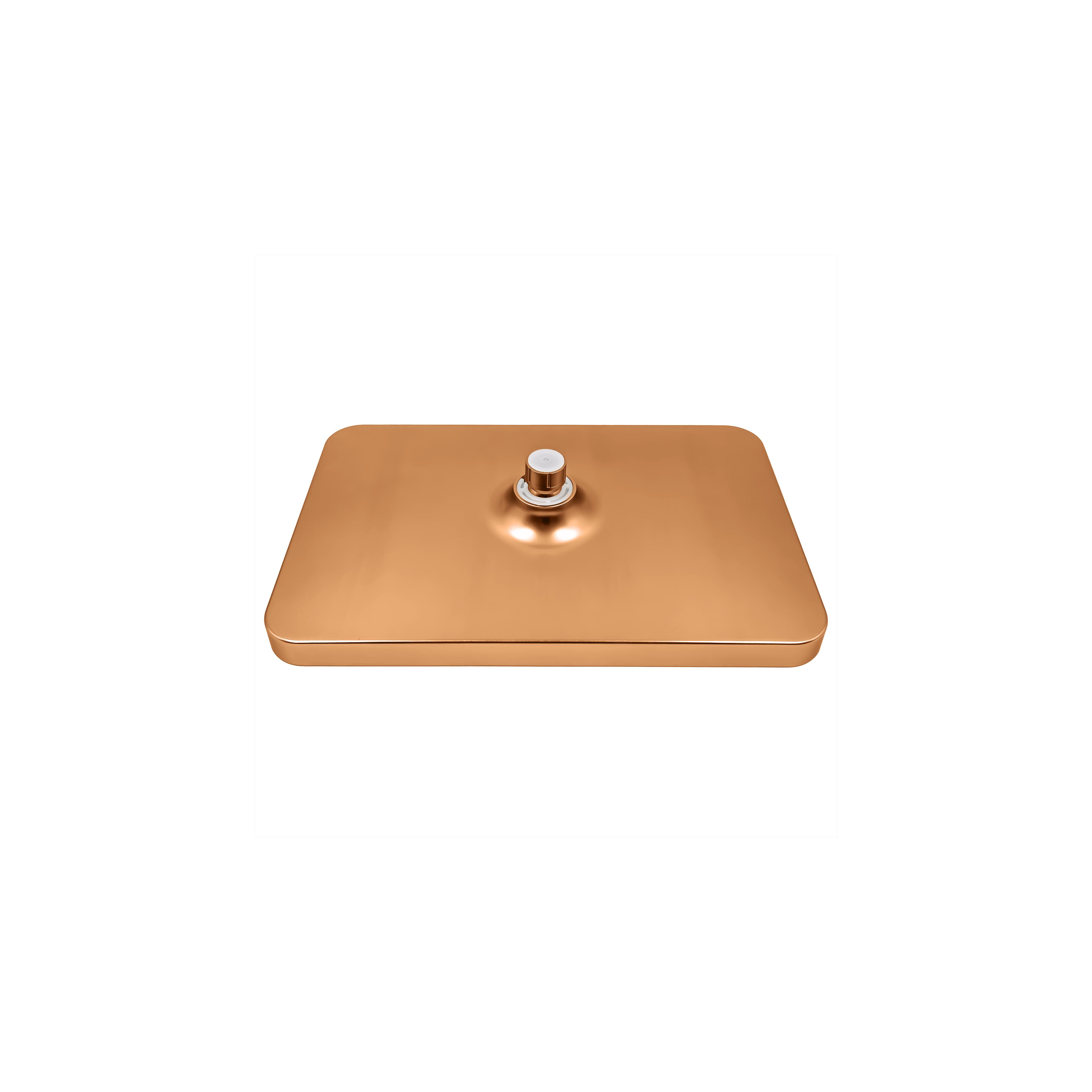 Stačiakampė lietaus dušo galva REA JS-032 Brushed Copper