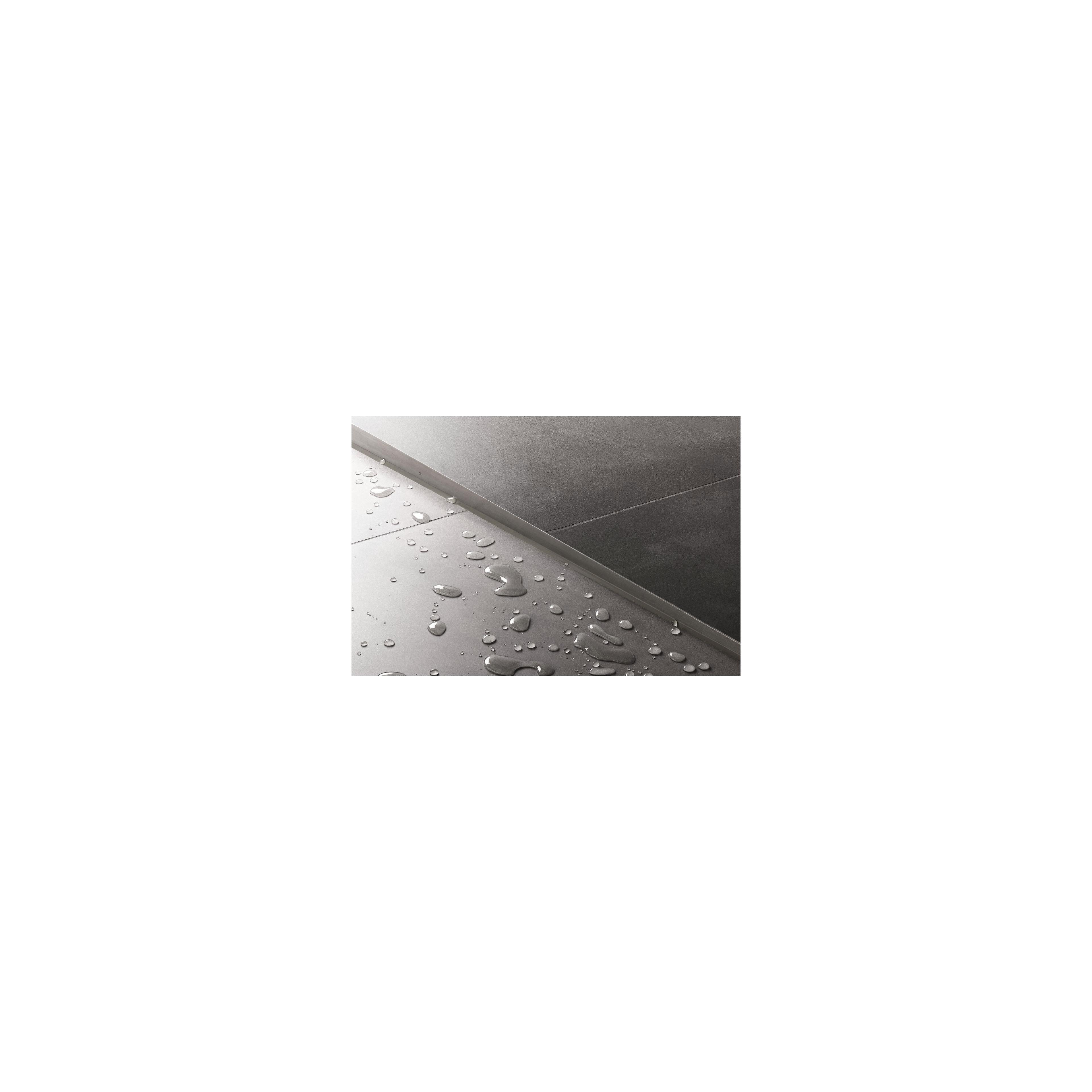 Listwa spadkowa brodzikowa 100cm Brush nickel