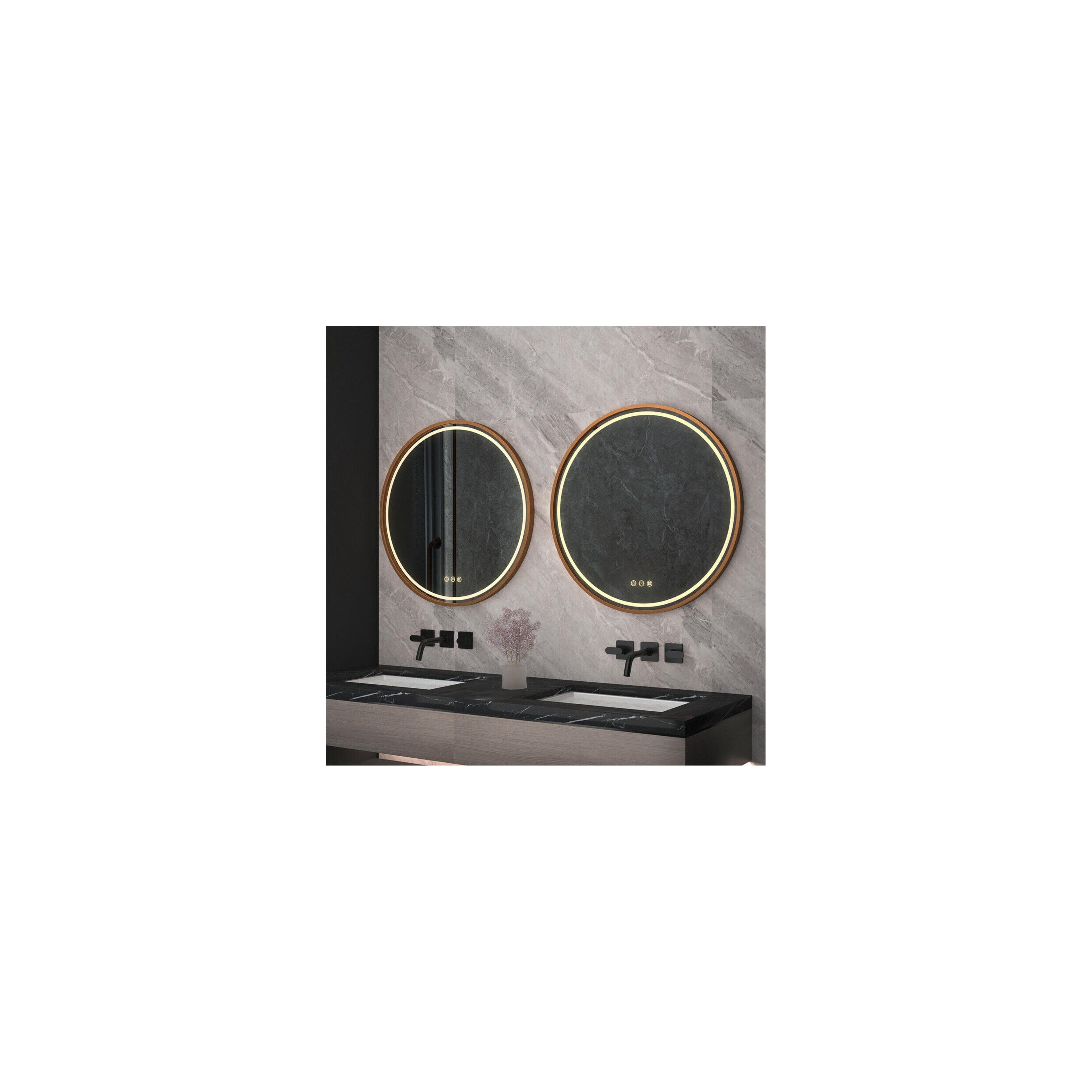 LED sienas spogulis 60cm MMJ BRUSH COPPER