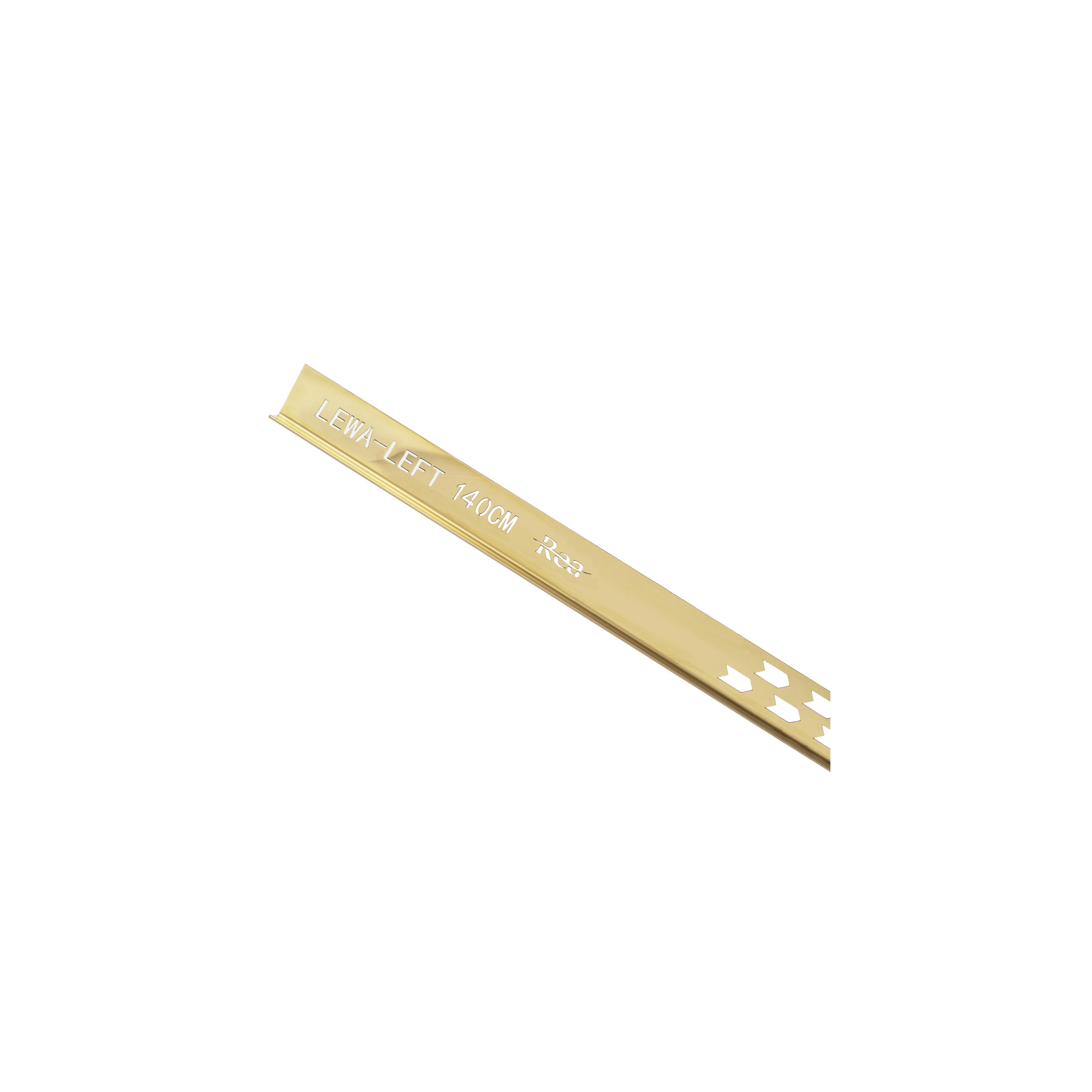 Letva za tuš kabinu 140cm Gold
