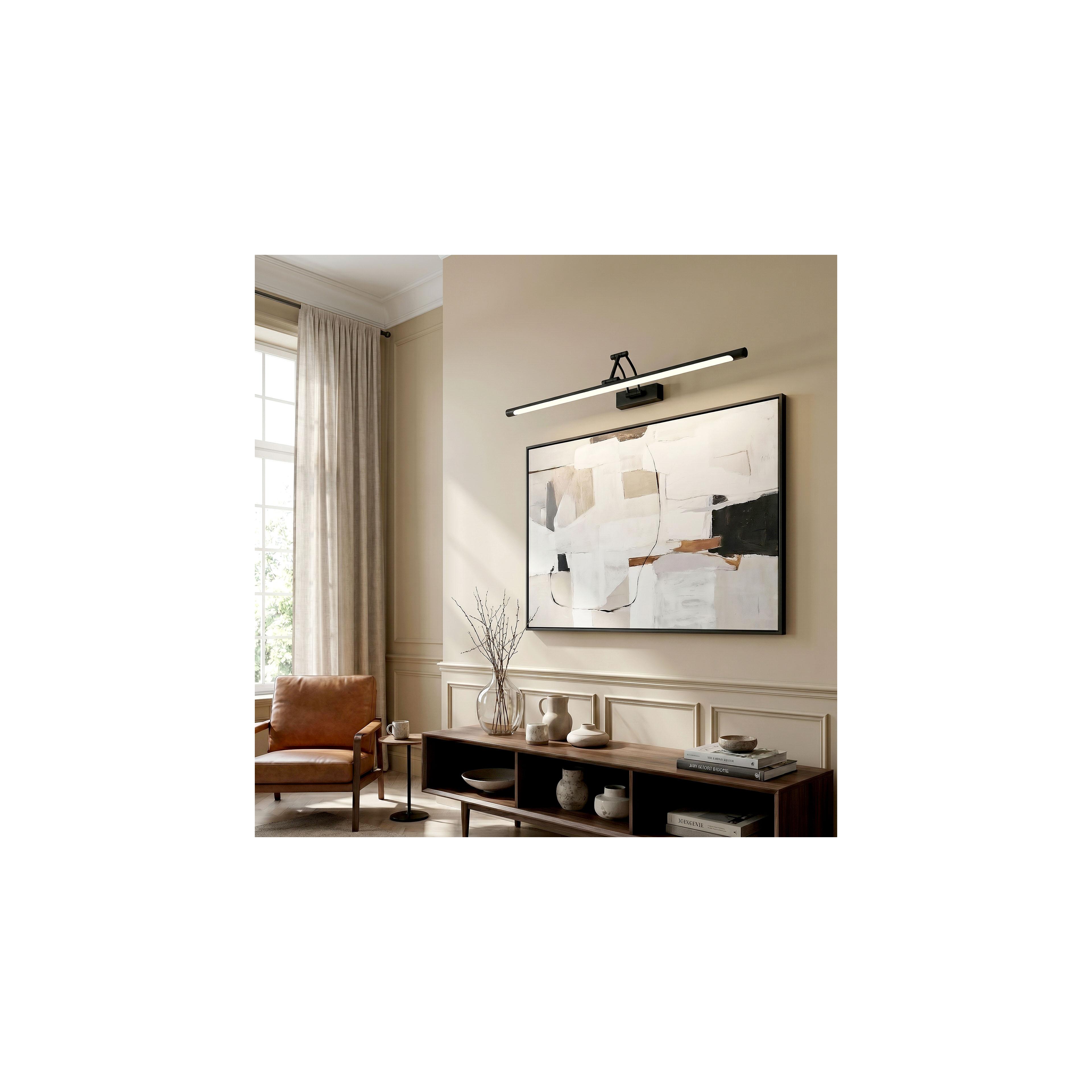 Bad LED-Wandleuchte SWE027-1W 80cm Black